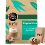 DOLCE GUSTO NEO Capsules de café Cappuccino compatibles Dolce Gusto NEO 6 capsules et 6 sachets 122.4g