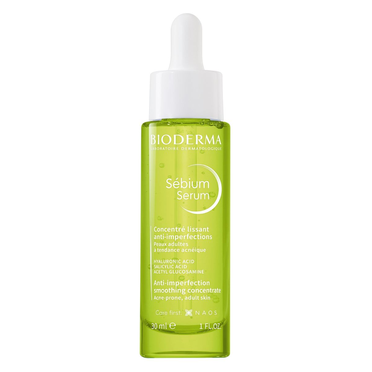 BIODERMA Sébium Sérum concentré lissant anti-imperfections peaux adultes à tendance acnéique 30ml