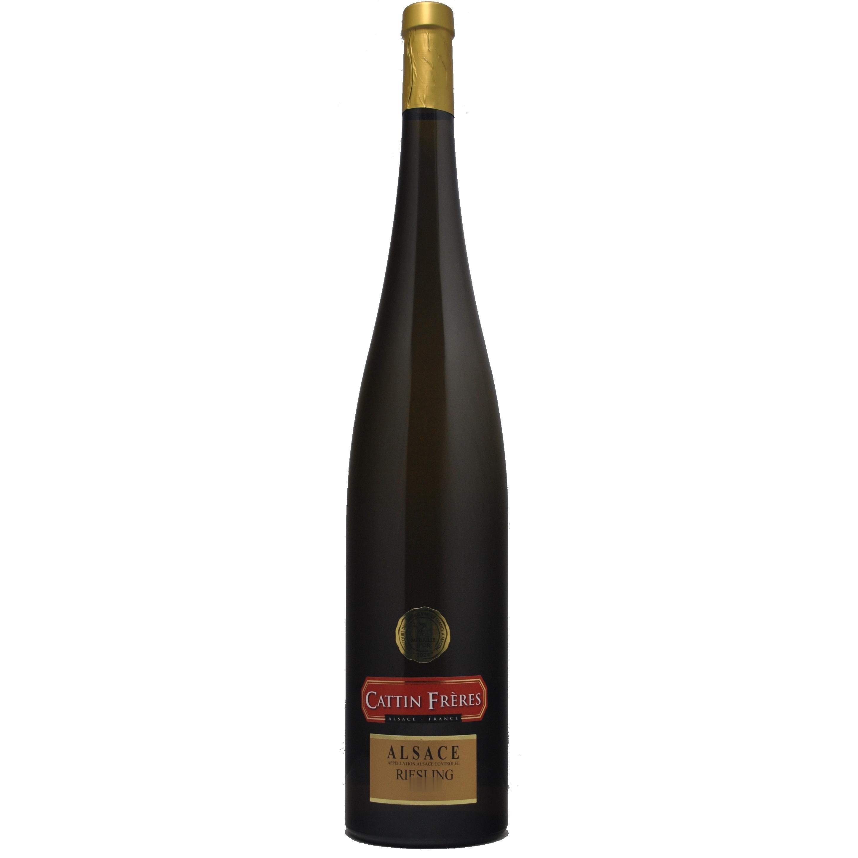Voir la diapositive 2 : AOP Alsace Riesling Cattin Frères blanc 150cl