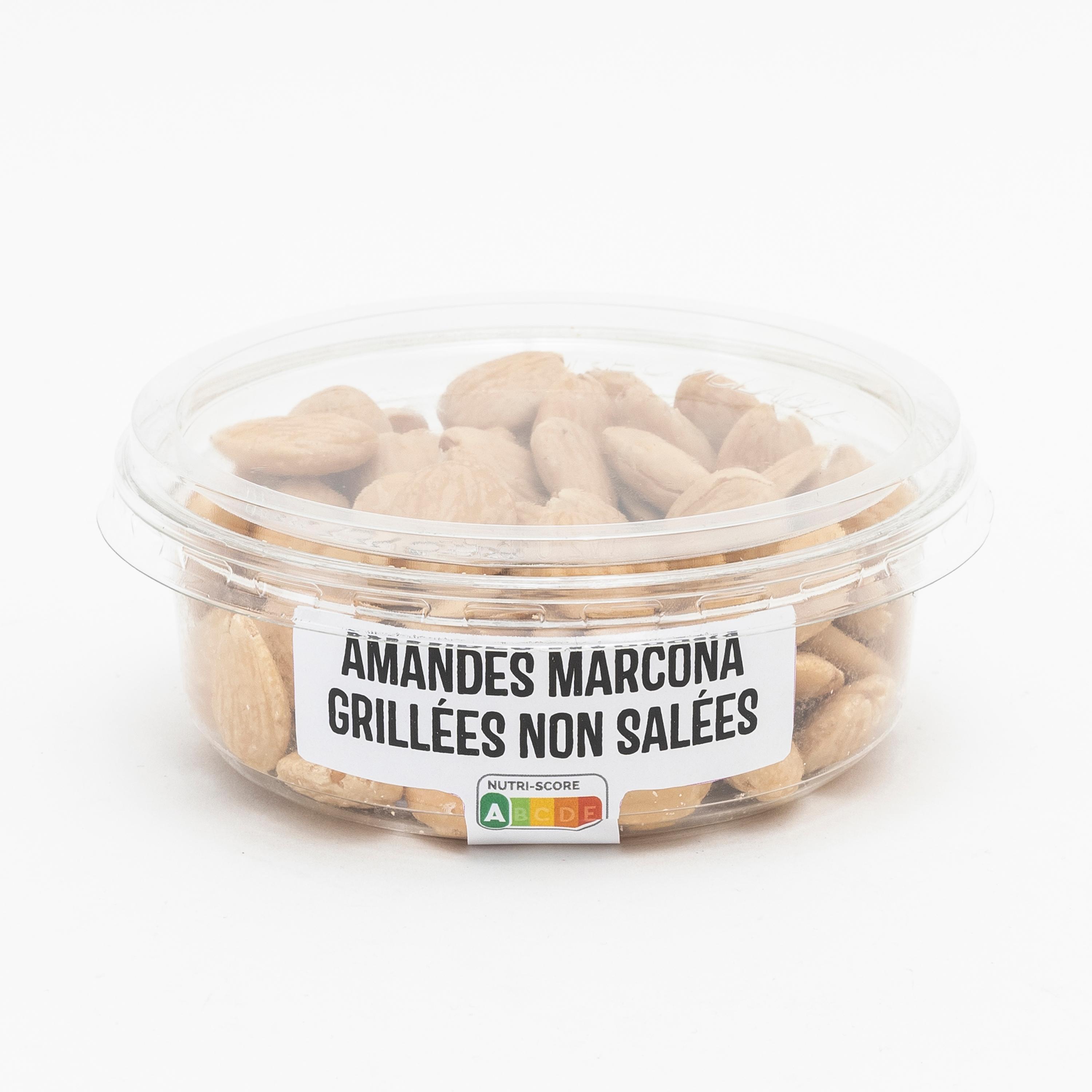 AUCHAN Amandes Marcona grillées non salées 125g