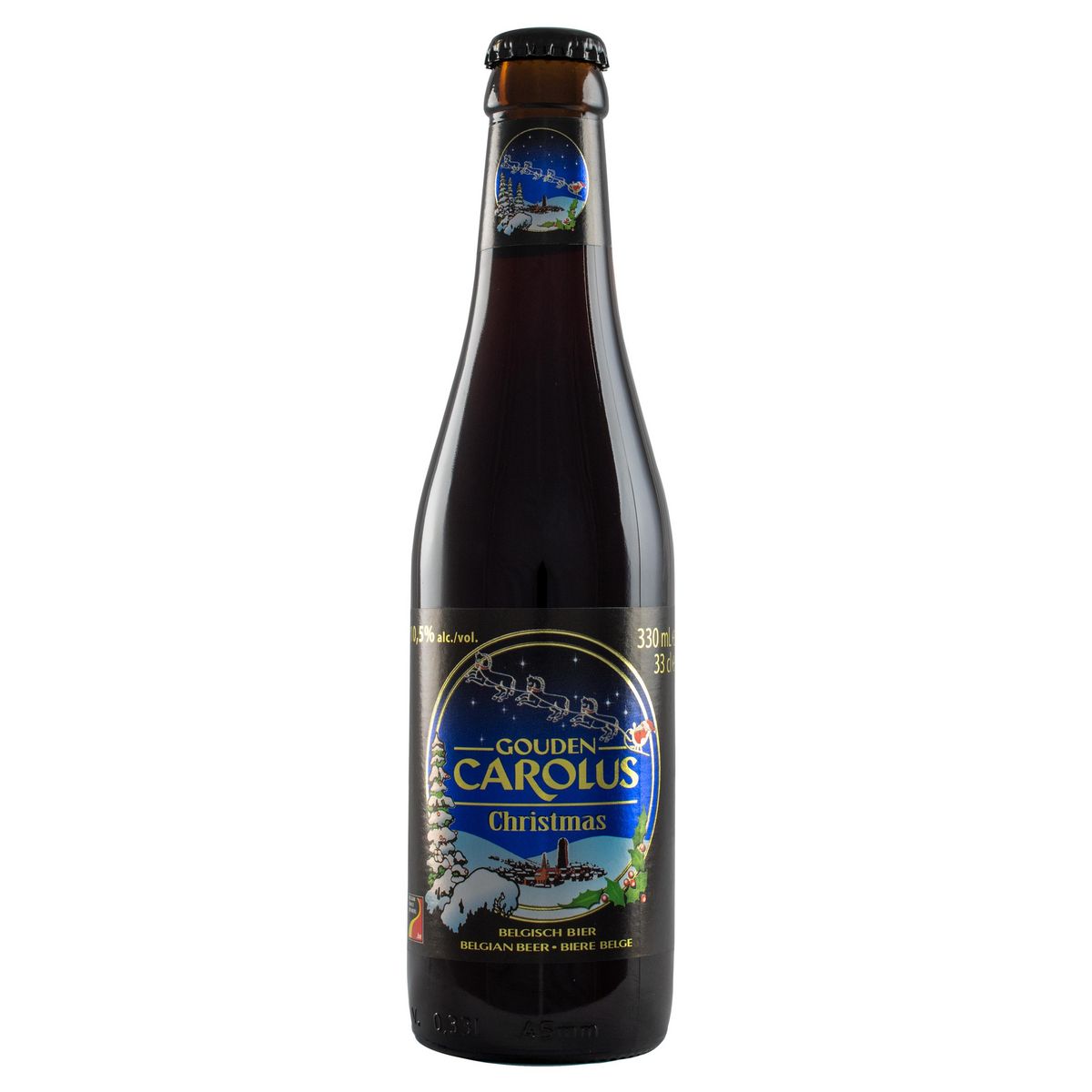CAROLUS Bière de Noël belge 10% bouteille 33cl