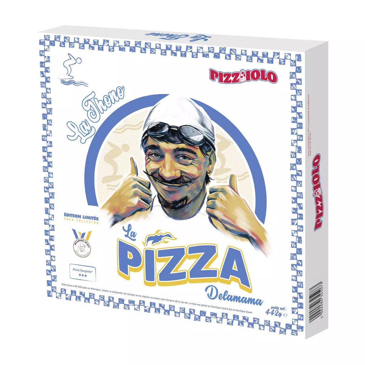 PIZZAIOLO Delamama Pizza au thon Mister V 442g
