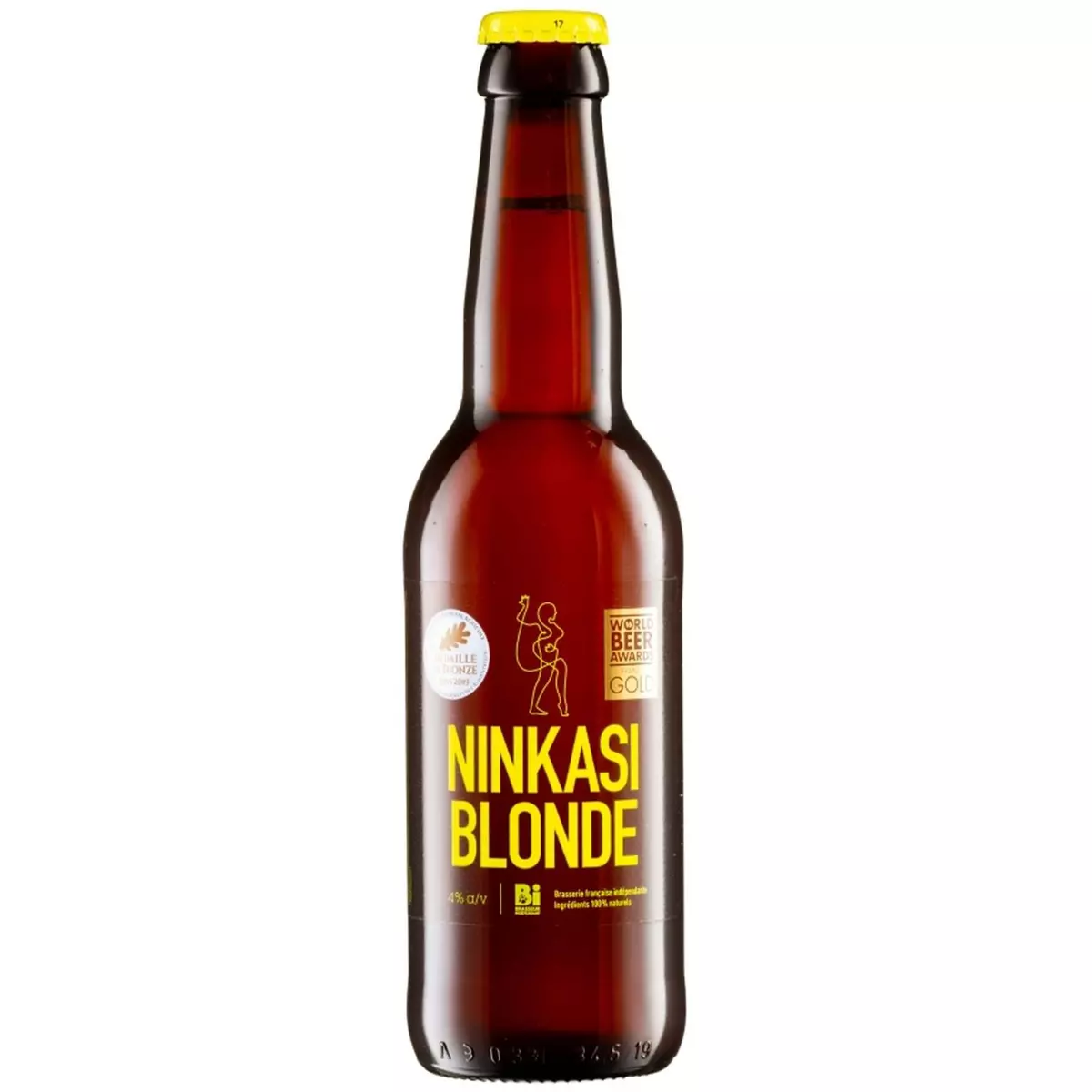 NINKASI Bière blonde 4% bouteille 33cl