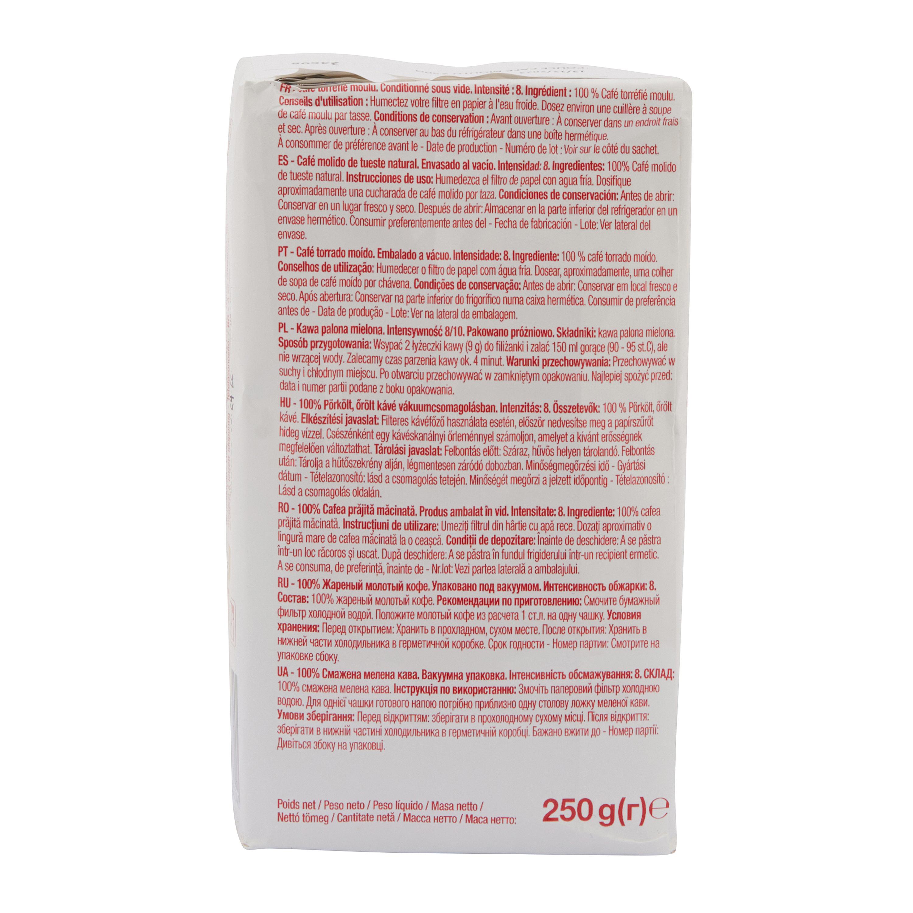 Voir la diapositive 4 : POUCE Café moulu 250g