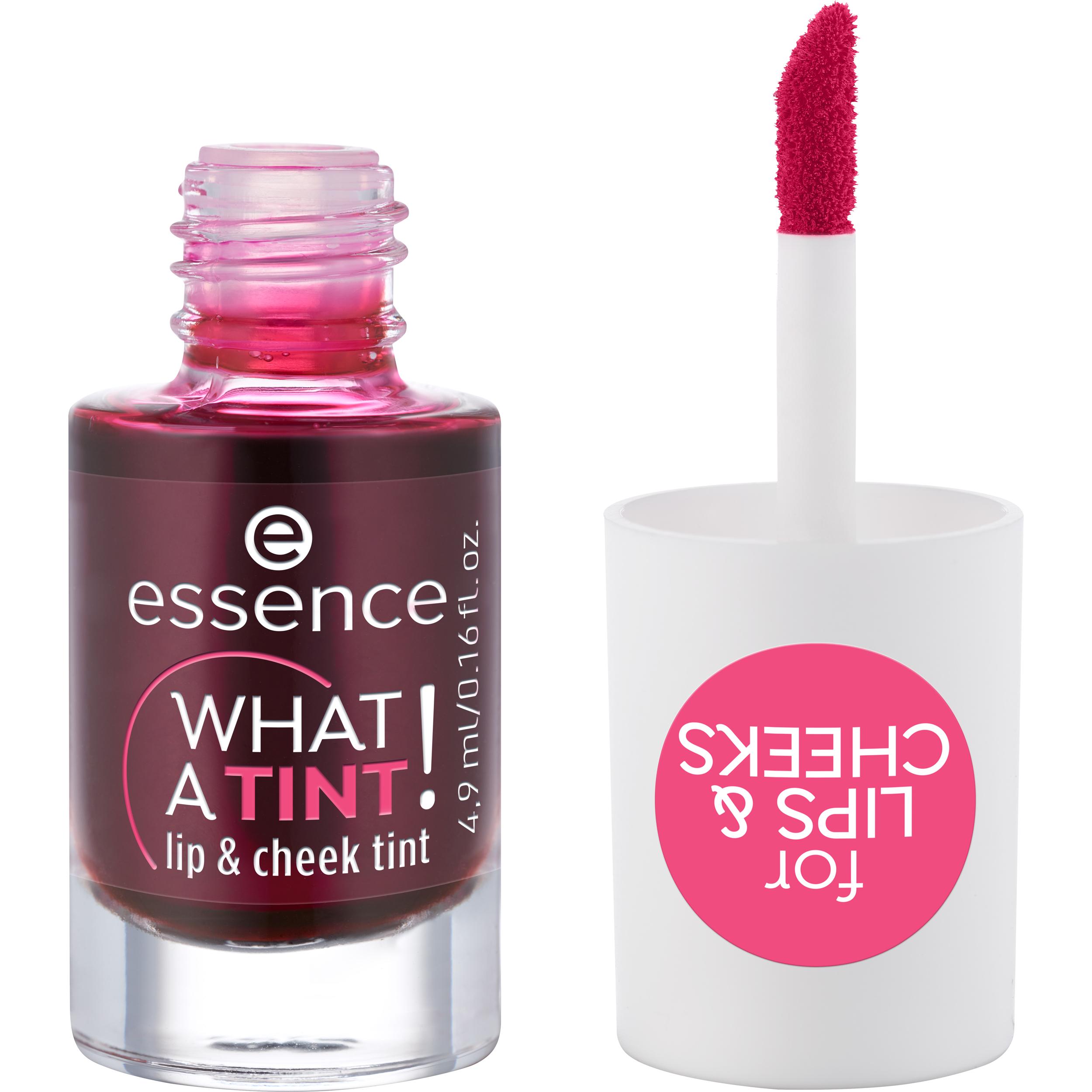 Voir la diapositive 2 : ESSENCE What A Tint! Lip&cheek tint baume teinté lèvres et joues 01 kiss from a rose 4.9ml