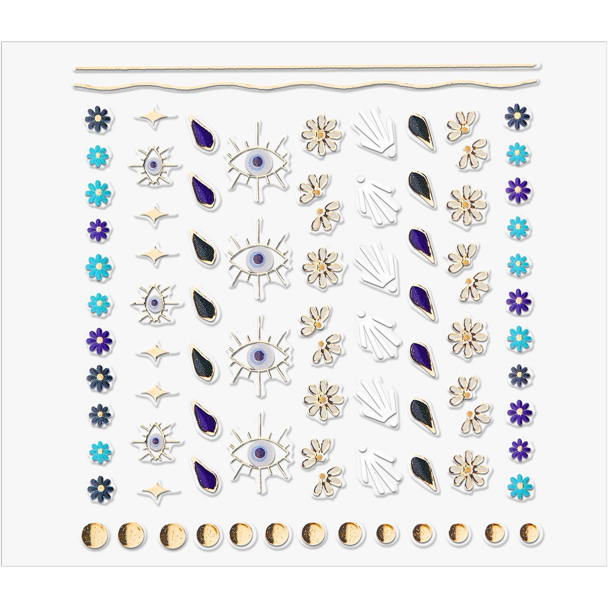 ESSENCE Stay bold it's gold stickers pour ongles 88 pièces