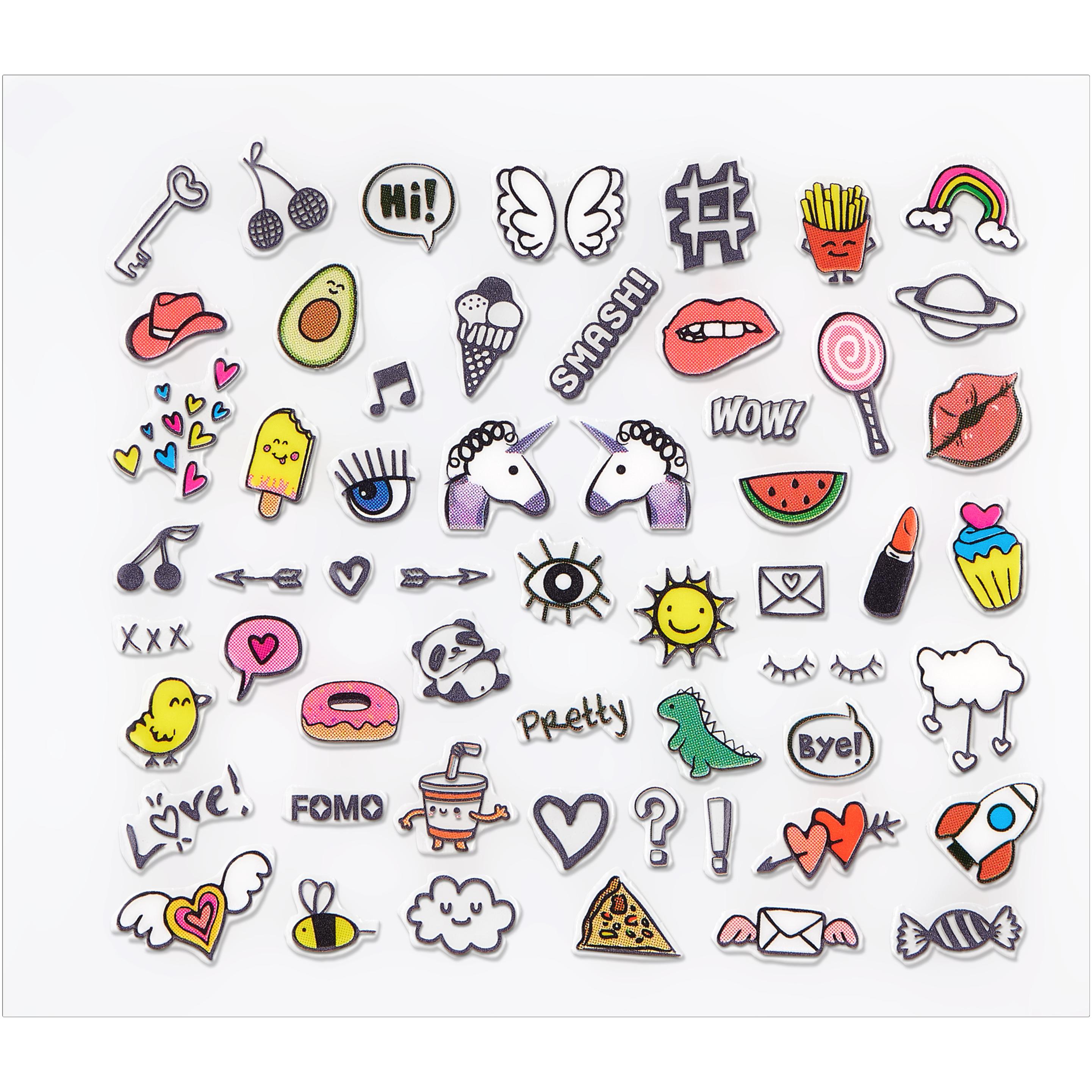 Voir la diapositive 2 : ESSENCE Happiness looks good on you stickers pour ongles 57 pièces