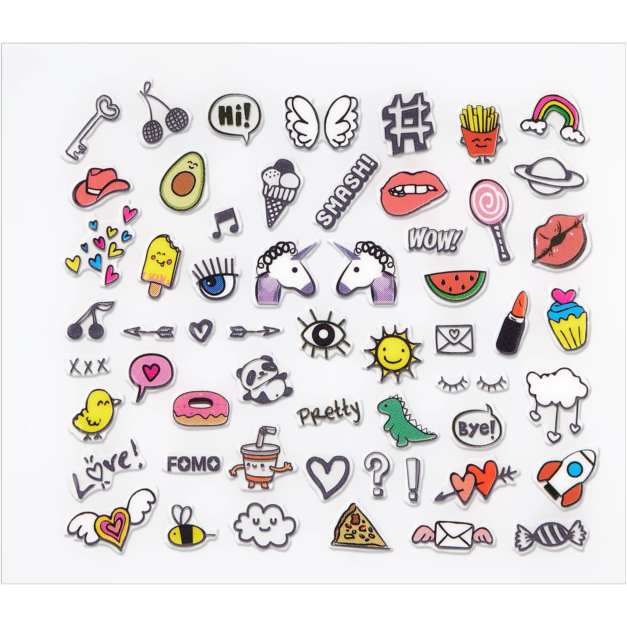 Voir la diapositive 2 : ESSENCE Happiness looks good on you stickers pour ongles 57 pièces