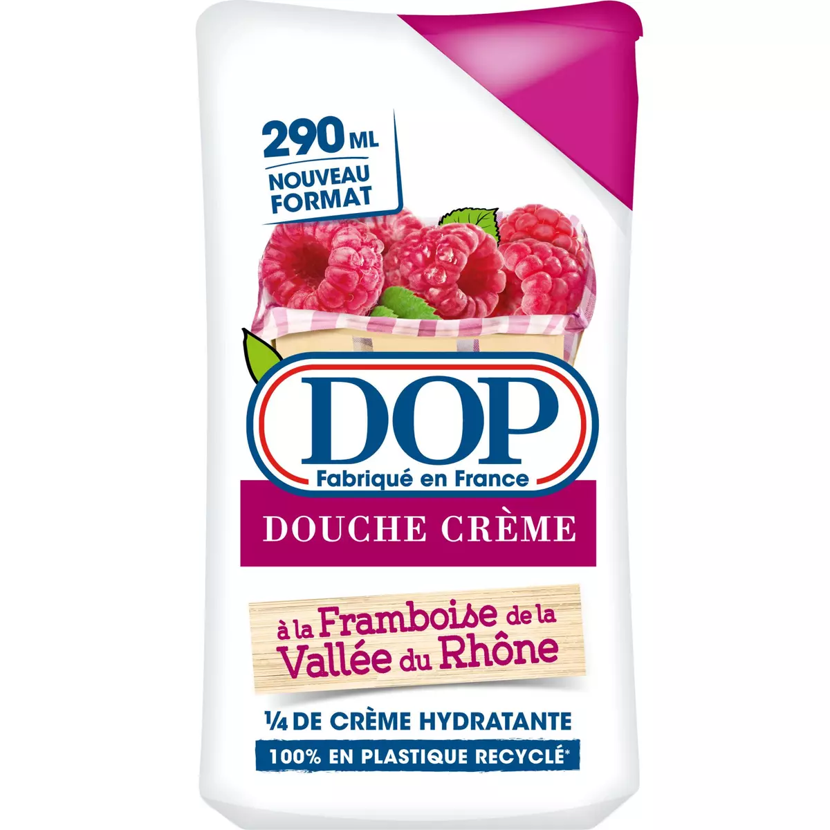 DOP Douche crème hydratante parfum framboise de la Vallée du Rhône 290ml