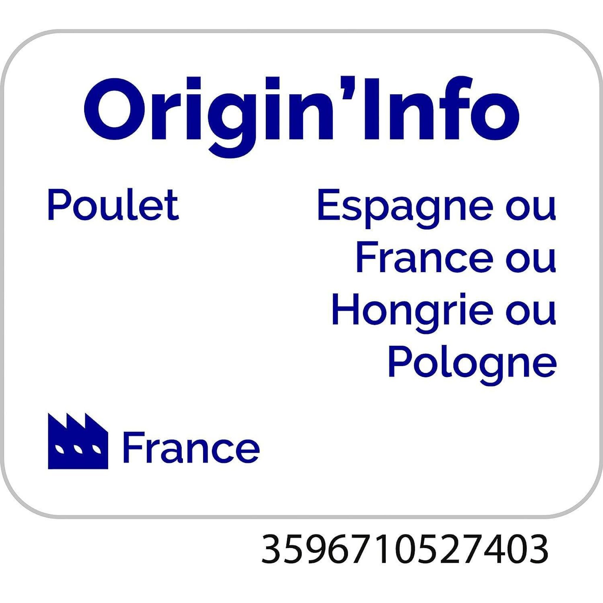 Voir la diapositive 5 : AUCHAN Rillettes de poulet rôti en cocotte 220g