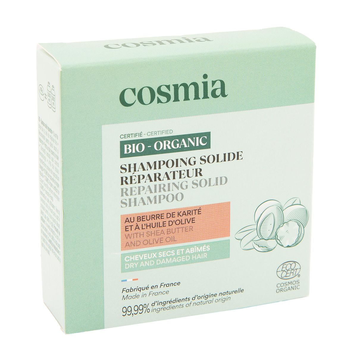 COSMIA Shampoing solide bio 85g