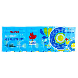 Lotus Sensitive - Lot De 8 Boîtes De 80 Mouchoirs Ultra-doux - Sans Parfum, Pour Peaux Sensibles, Fabriqué En France