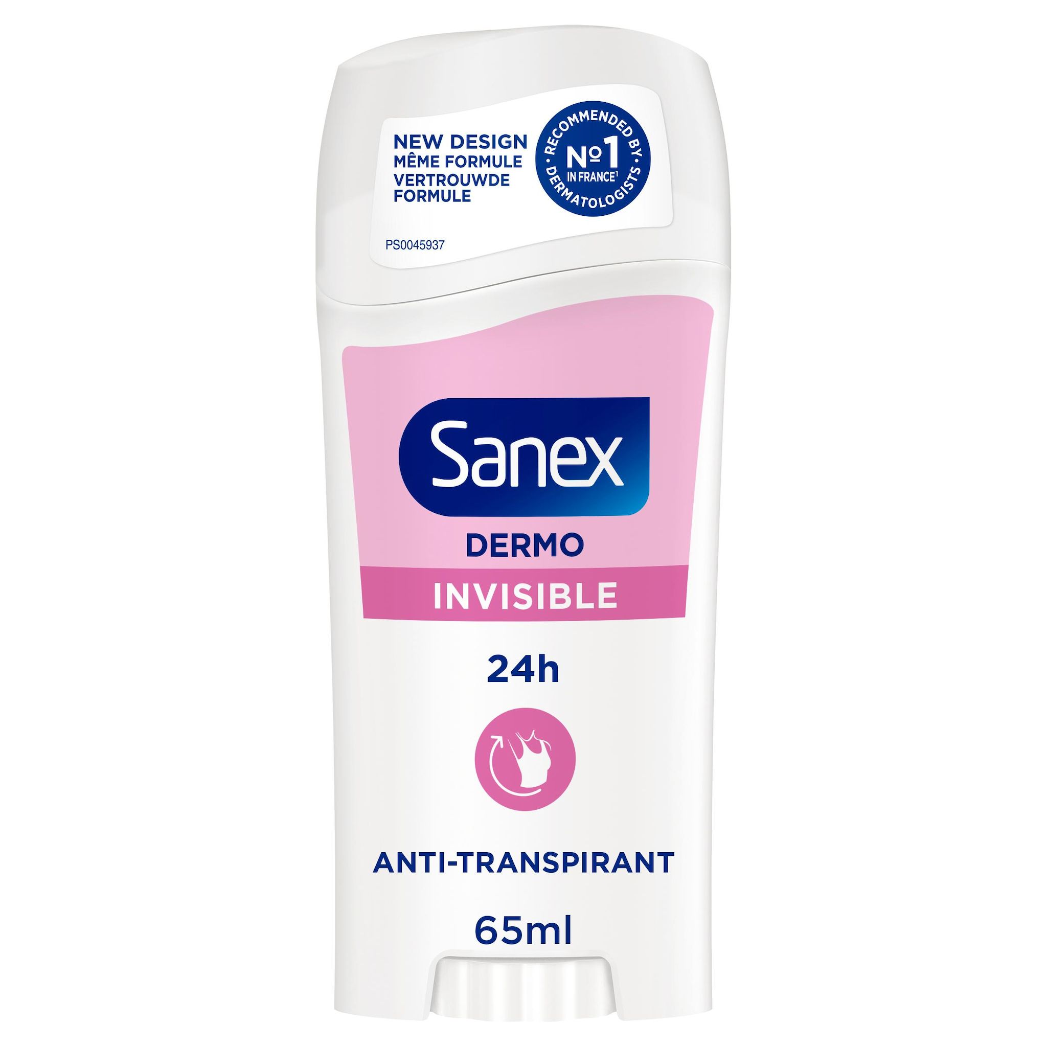Voir la diapositive 2 : SANEX Dermo invisible déodorant stick 24h anti-traces 65ml