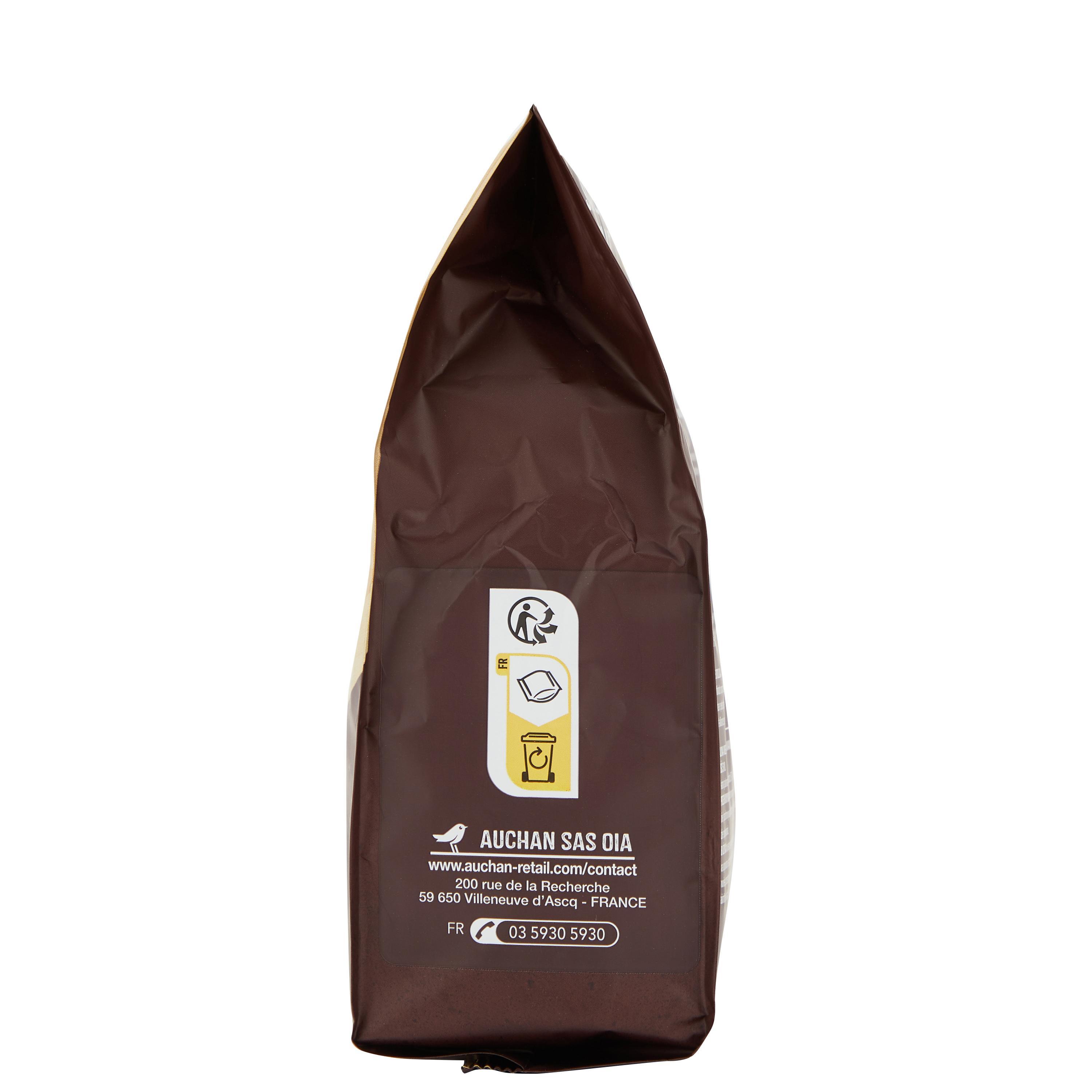Voir la diapositive 4 : AUCHAN Dosettes de café saveur vanille intensité 5 compatibles Senseo 32 dosettes 224g