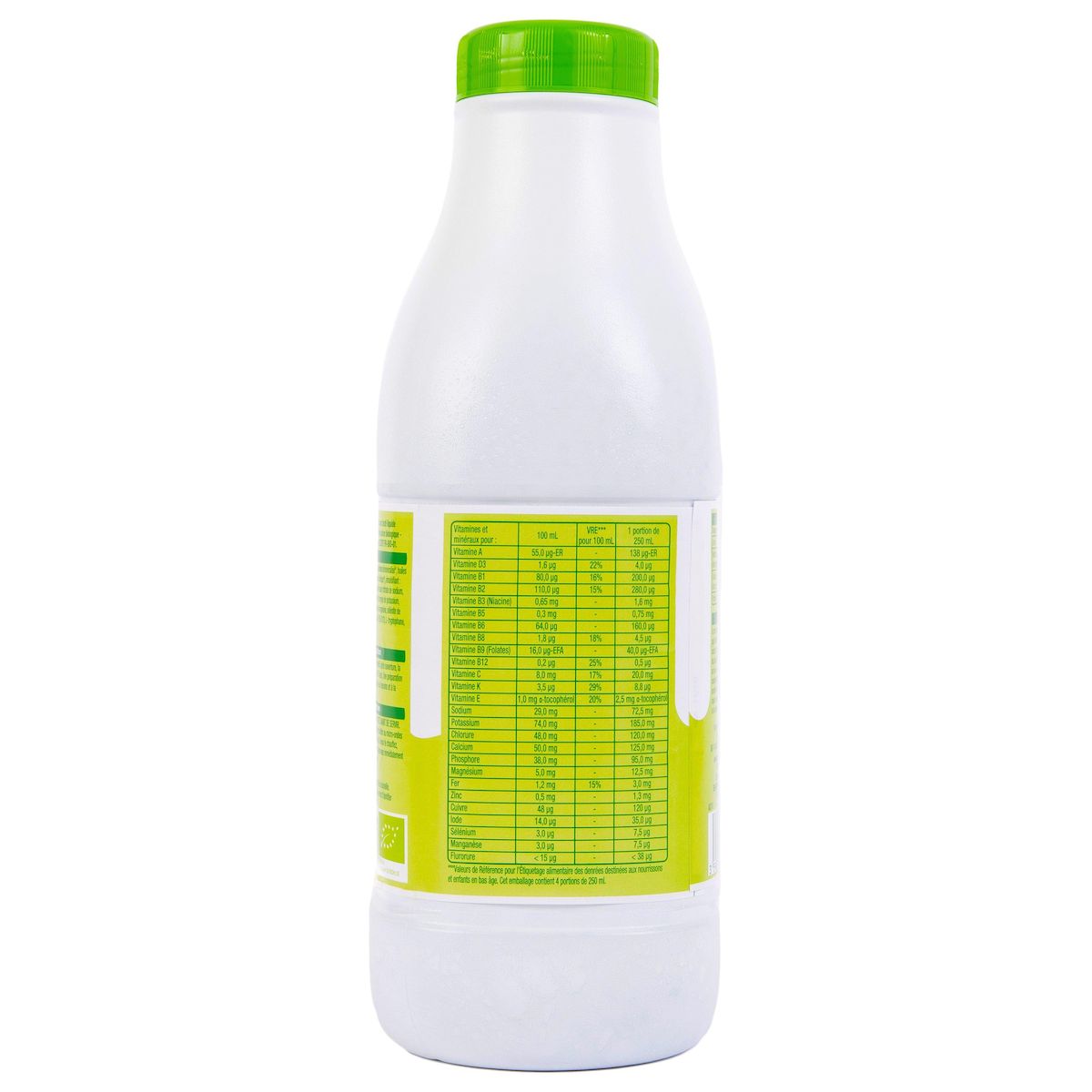 AUCHAN BABY BIO Lait de croissance liquide 3 dès 10 mois 6x1l
