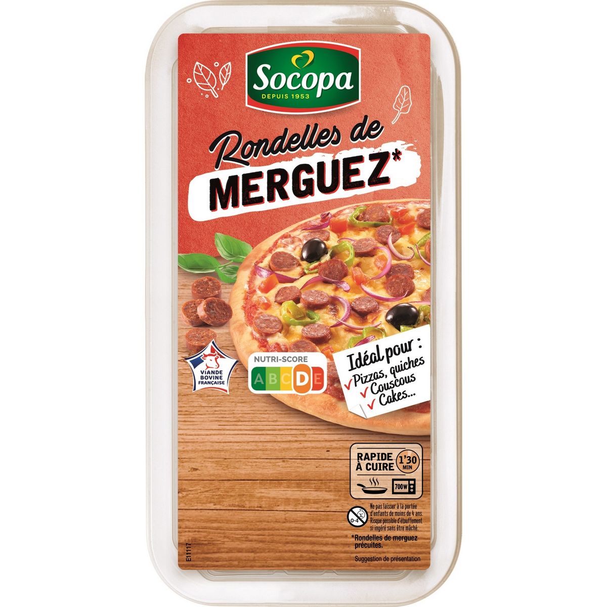 SOCOPA Rondelles de merguez 125g