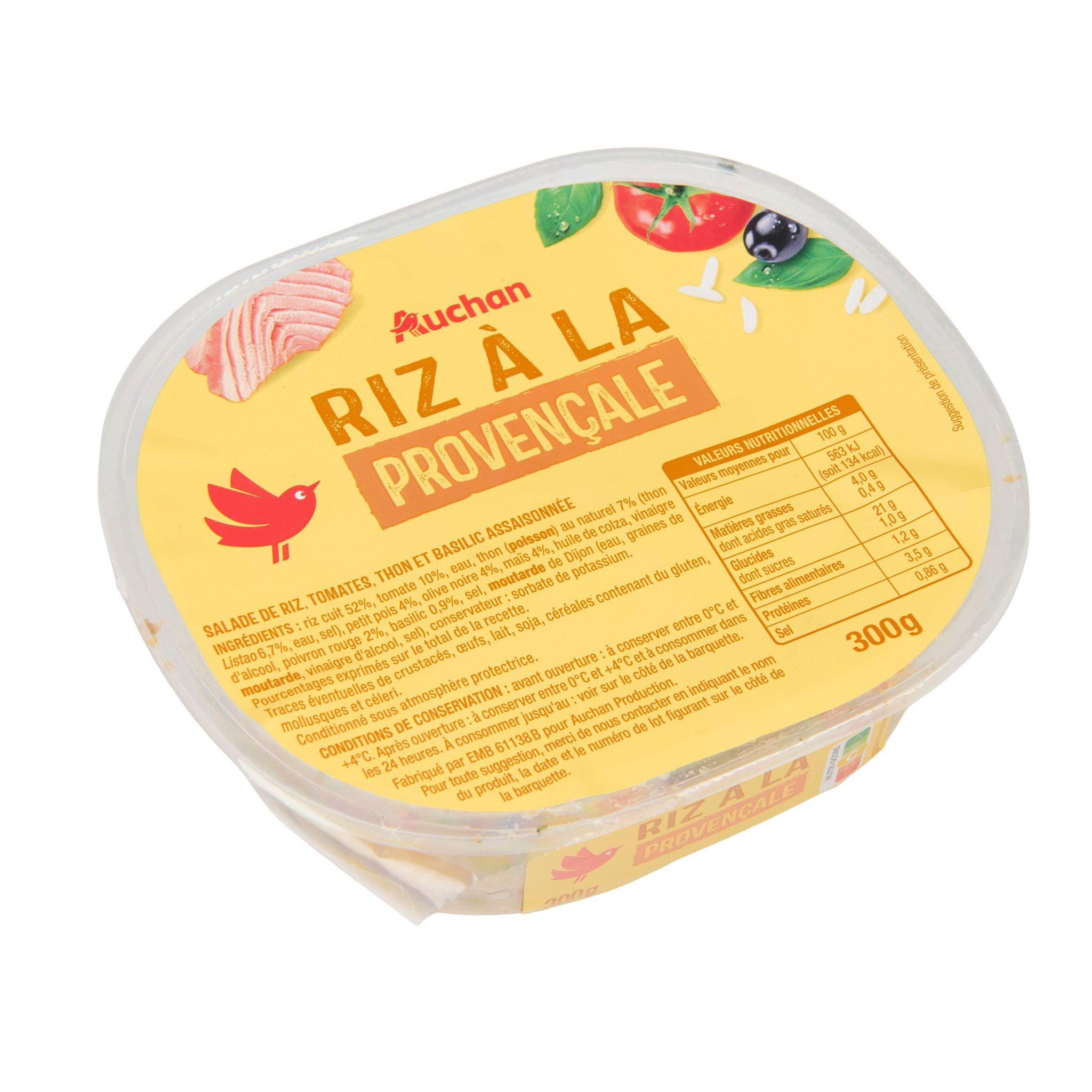 Voir la diapositive 2 : AUCHAN Riz à la Provençale 300g