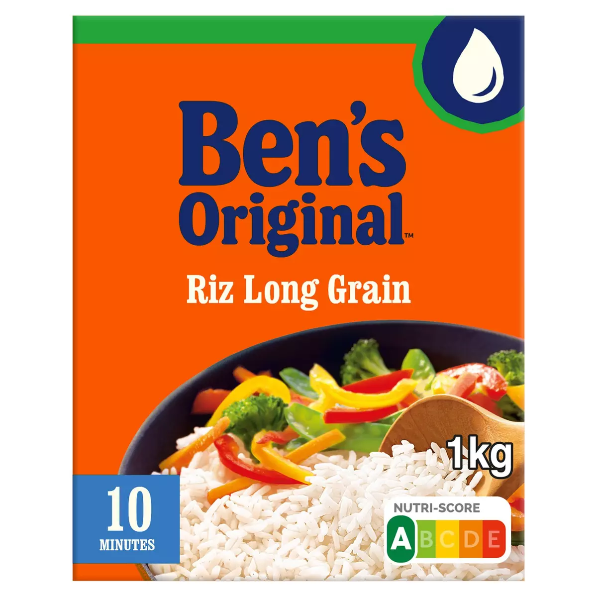 BEN'S ORIGINAL Riz long grain cuisson rapide 1kg
