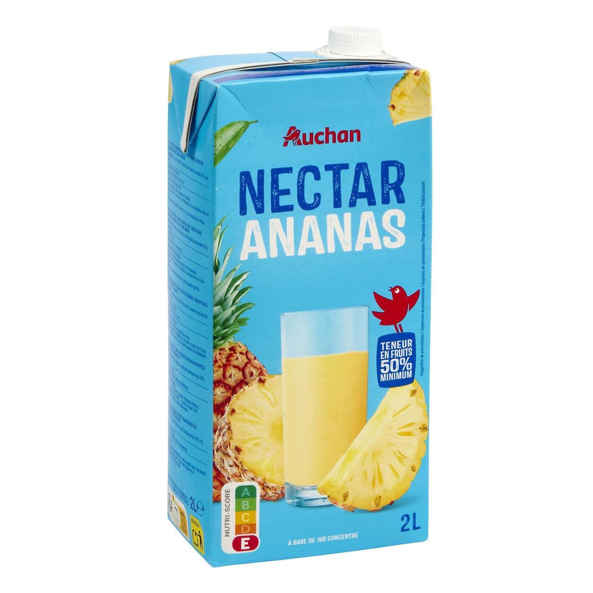 AUCHAN Nectar d'ananas 2l