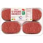 AUCHAN Steaks hachés pur bœuf 20%MG 2x100g