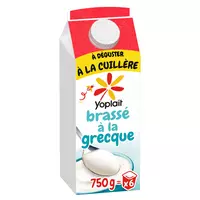 LYNOS Yaourt grec au lait de vache nature 1kg pas cher 