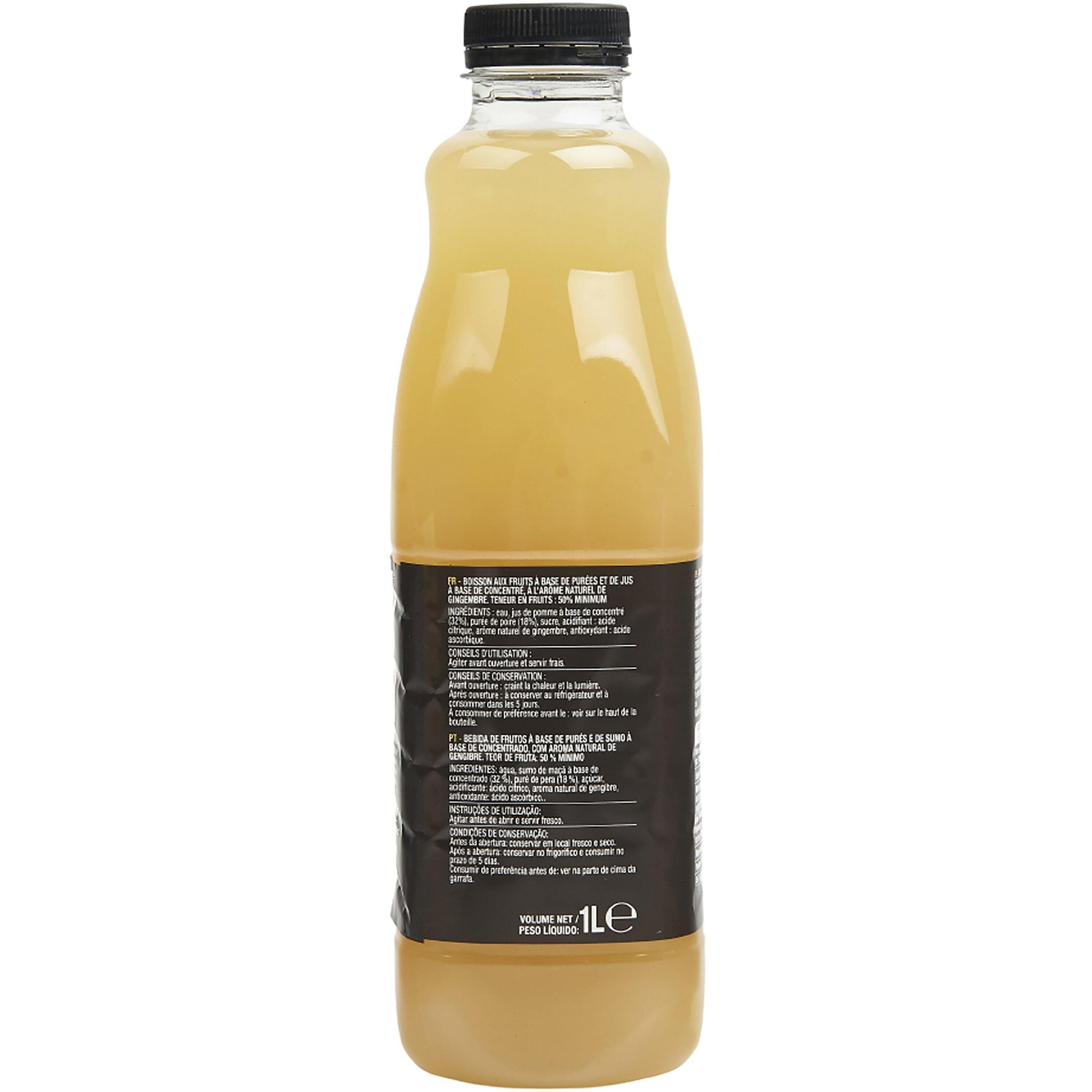 Voir la diapositive 6 : AUCHAN Instant gourmand Pur jus pomme poire gingembre 1l
