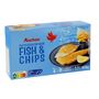 Voir la diapositive 2 : AUCHAN Filets d'églefin façon fish & chips MSC 4-6 pièces 400g