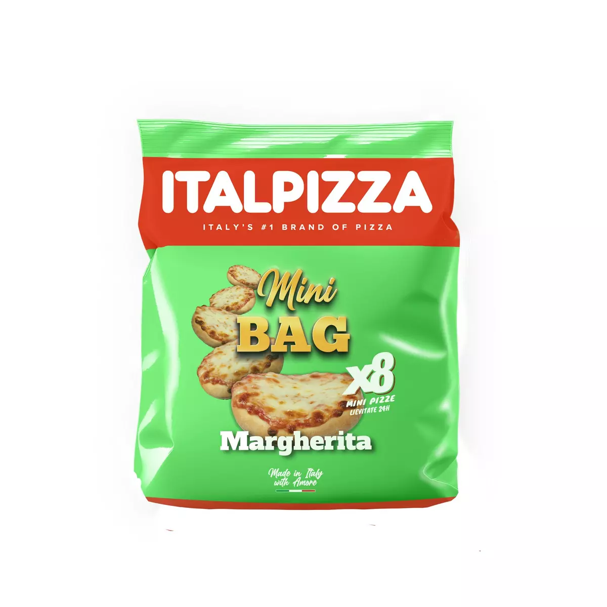 ITALPIZZA Mini pizza margherita 260g