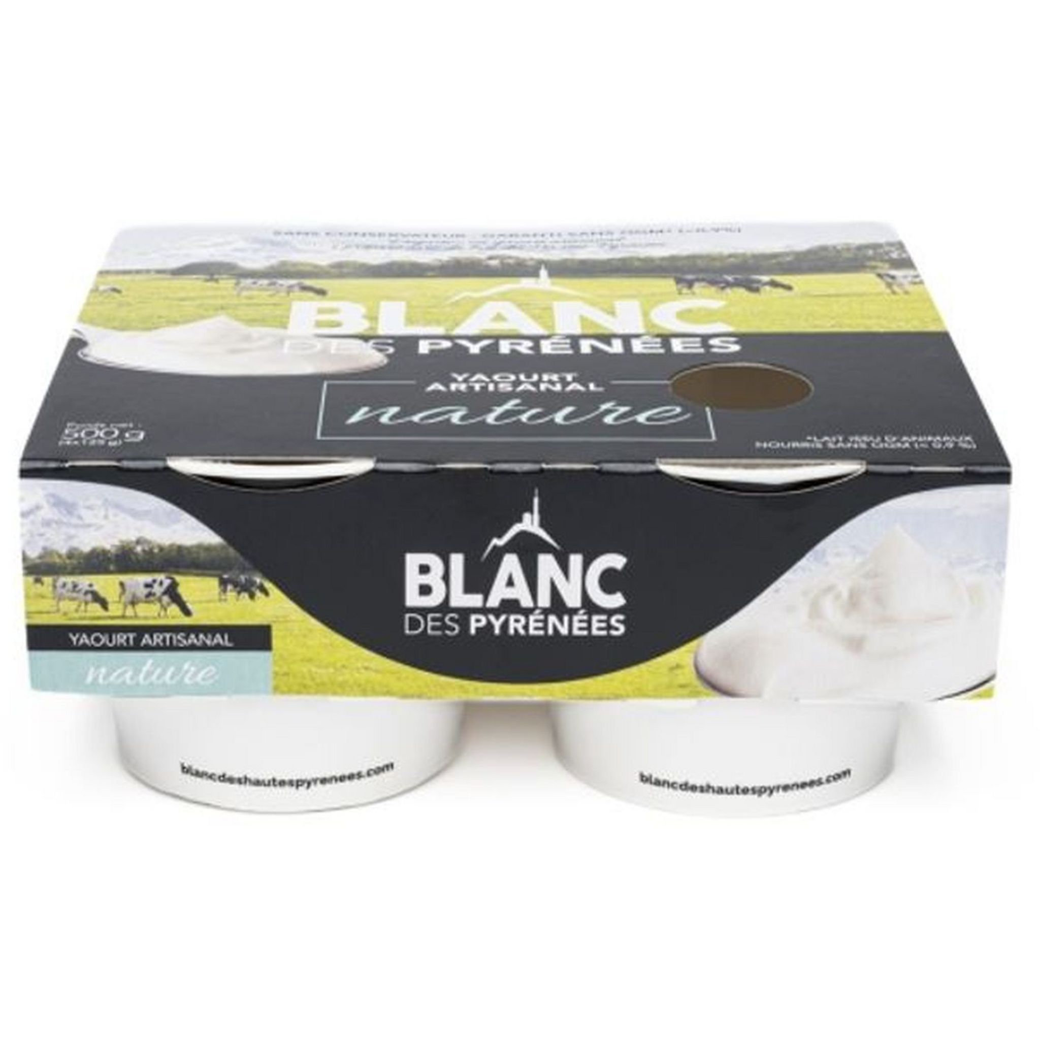 BLANC DES PYRÉNÉES Yaourt nature 4x125g