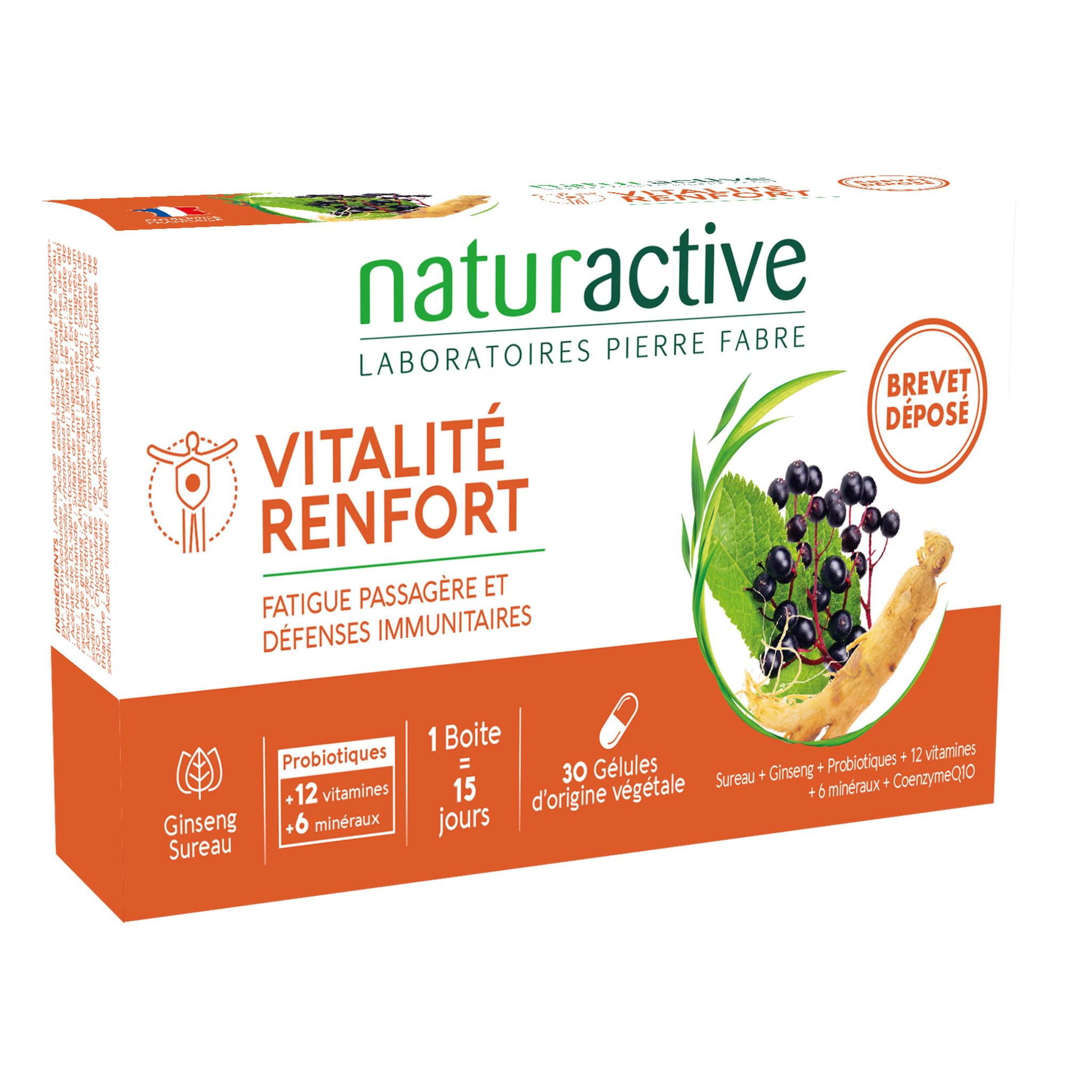 NATURACTIVE Gélules vitalité 30 gélules