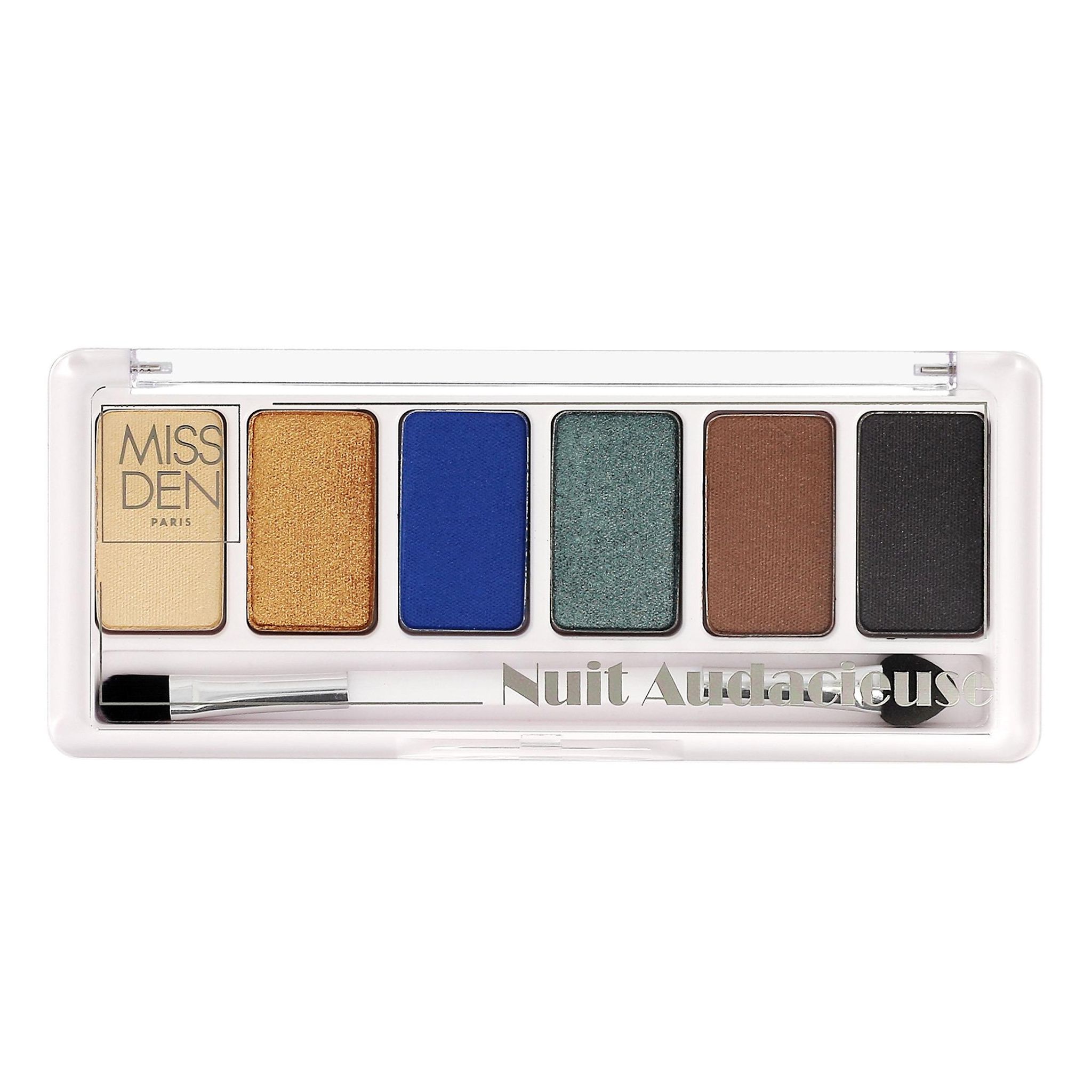 MISS DEN Palette d'ombres à paupières 425 nuit audacieuse 6g