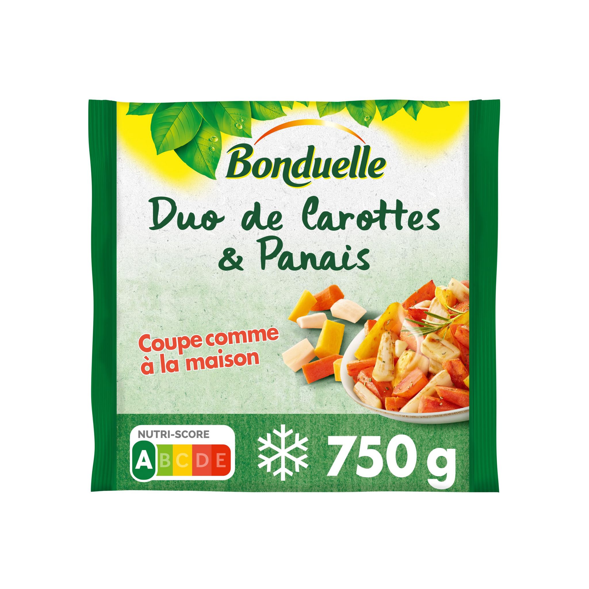 Voir la diapositive 2 : BONDUELLE Duo de carottes et panais 750g