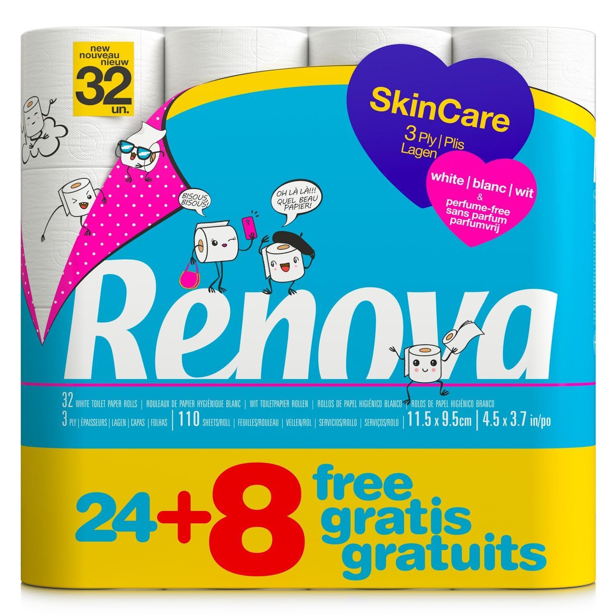 RENOVA Papier hygiénique 32