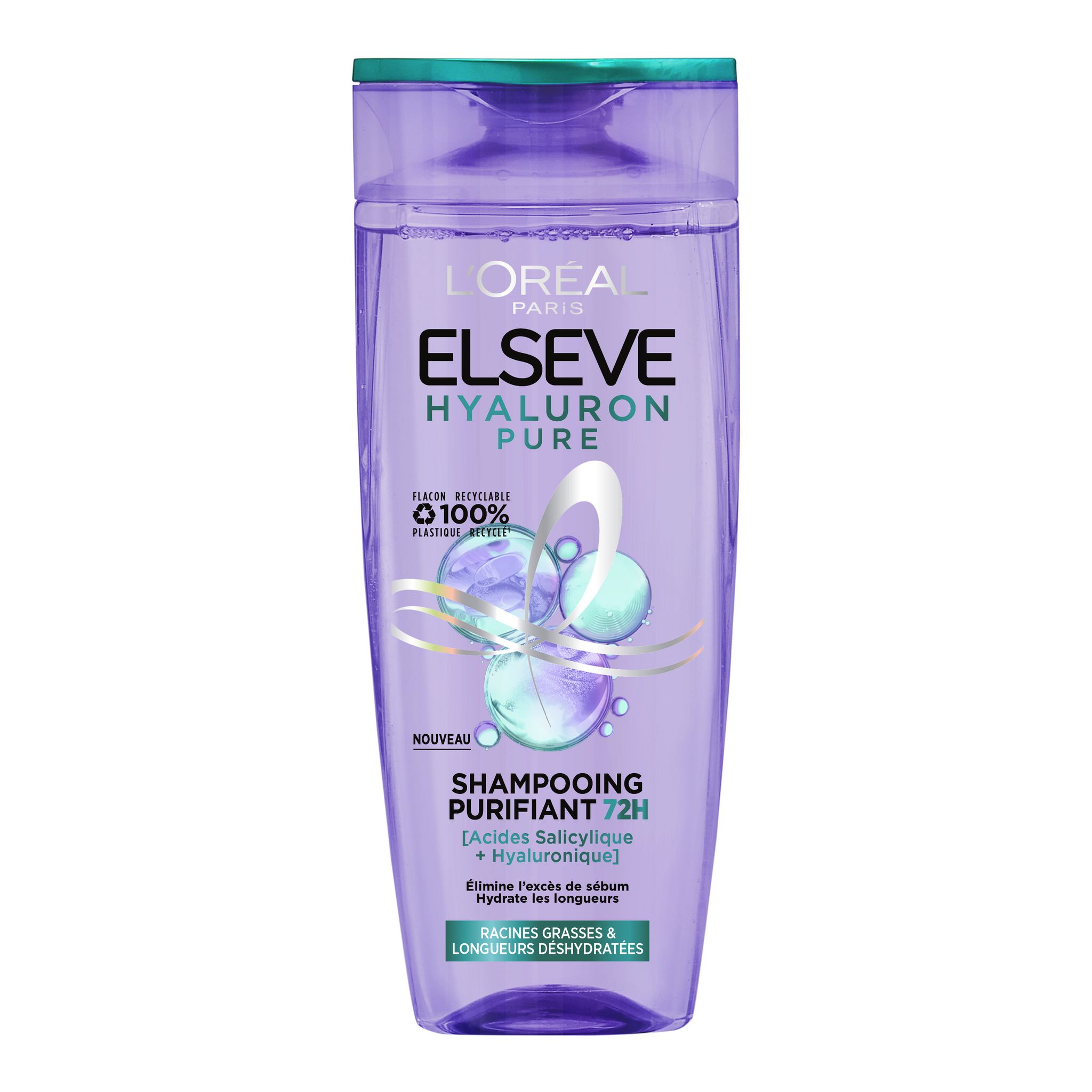 ELSEVE Hyaluron Pure Shampooing purifiant 72h 300ml