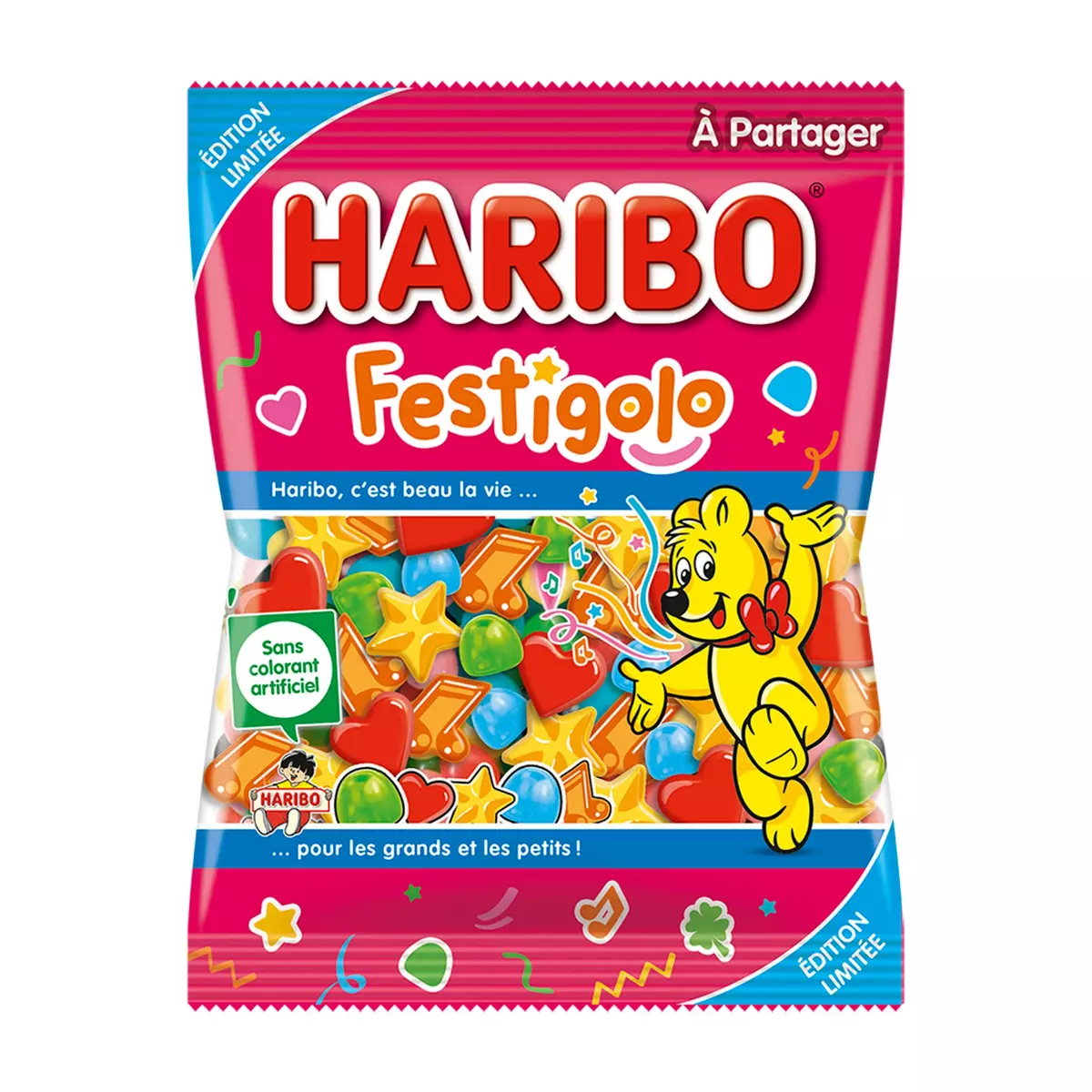 HARIBO Assortiment de bonbons gélifiés Festigolo 250g