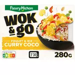 FLEURY MICHON Wok & go poulet et riz curry coco 280g