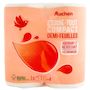 Voir la diapositive 4 : AUCHAN Essuie-tout demi-feuilles compact = 4 standards 2 rouleaux 