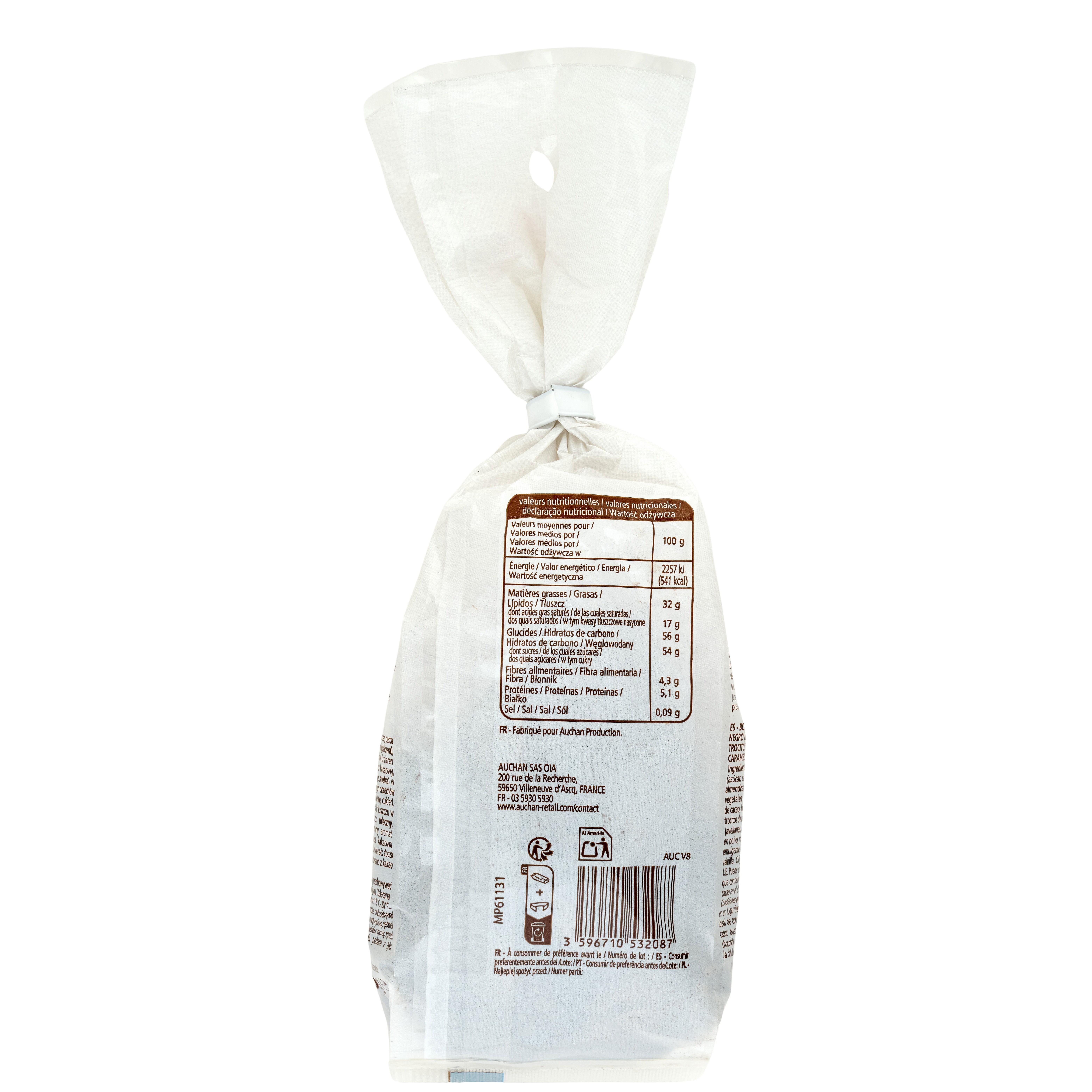 Voir la diapositive 5 : VENDOME Bonbons chocolat noir fourré au praliné éclats de noisettes caramélisées 200g