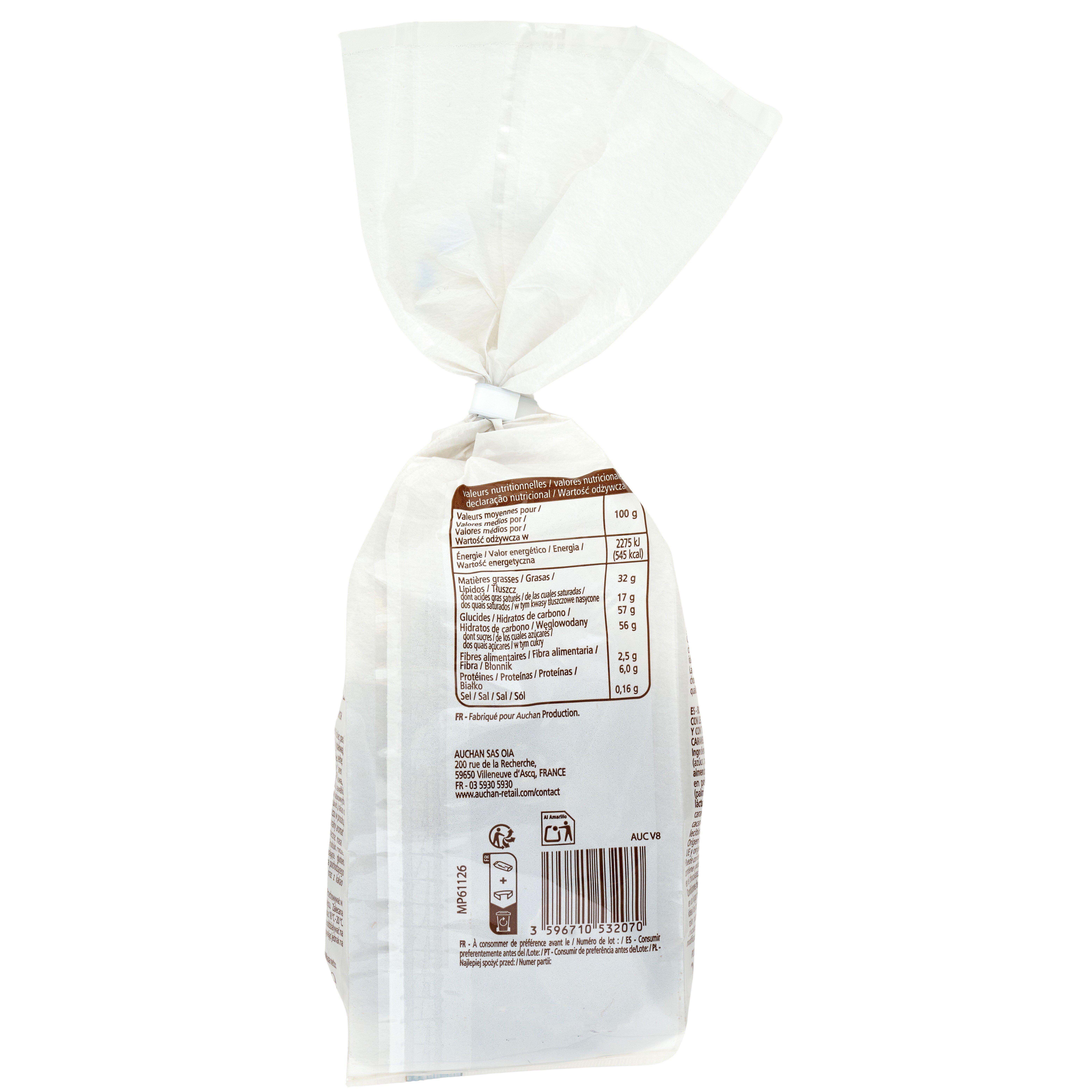 Voir la diapositive 2 : VENDOME Fritures pralinées chocolat au lait éclats de noisettes caramélisées 200g
