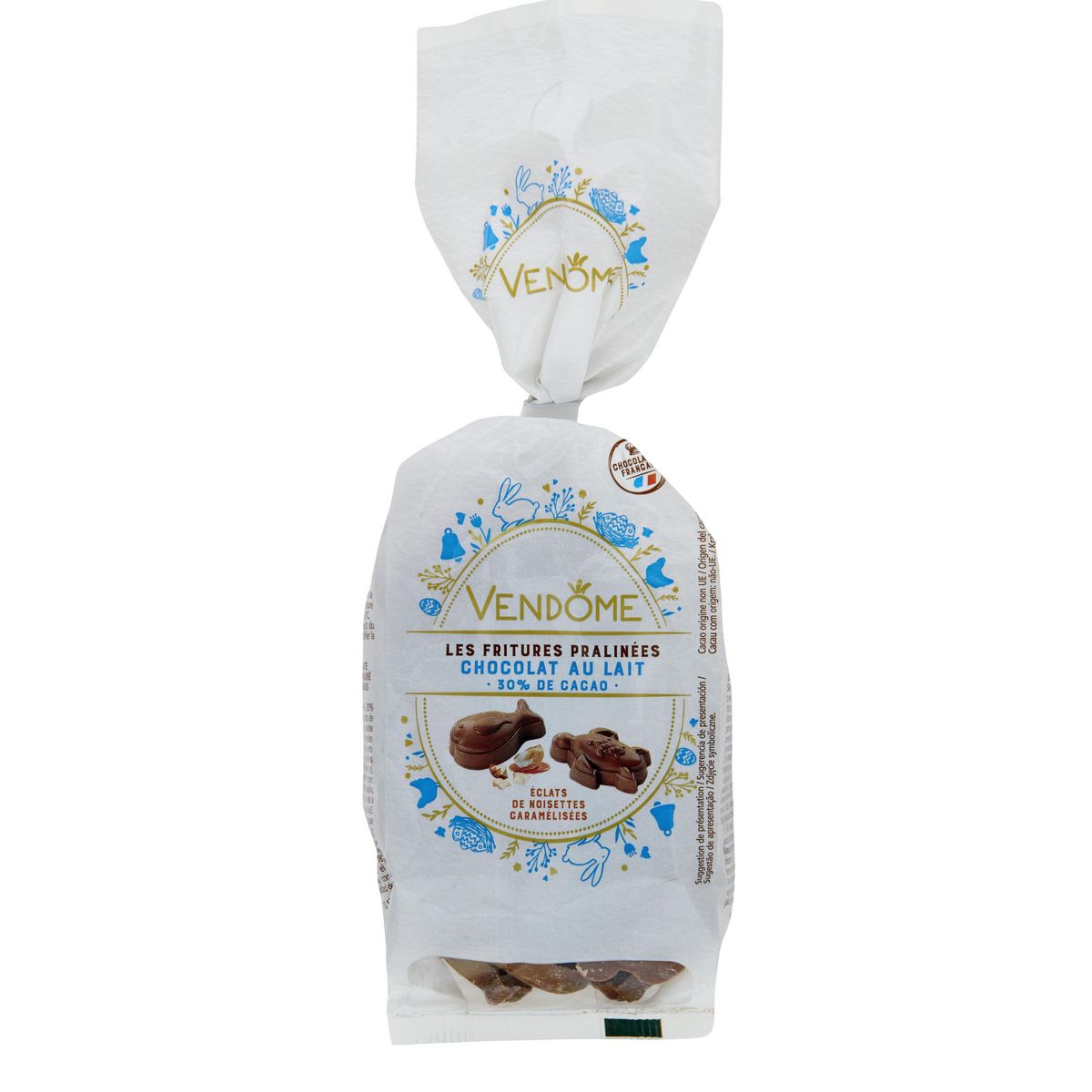 VENDOME Fritures pralinées chocolat au lait éclats de noisettes caramélisées 200g