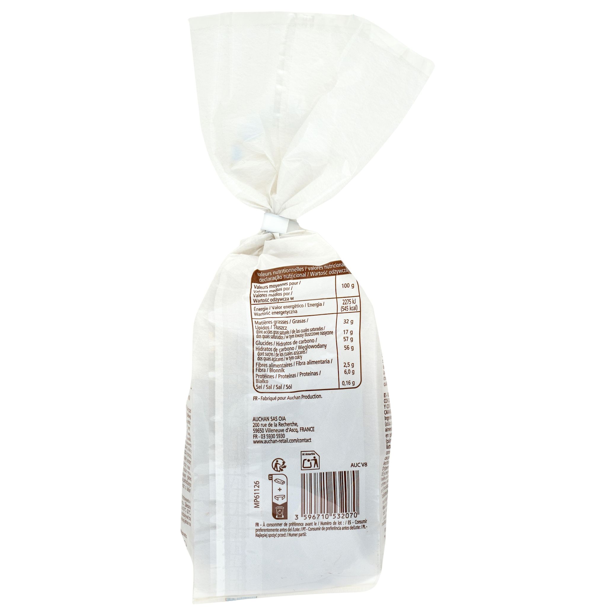 Voir la diapositive 4 : VENDOME Fritures pralinées chocolat au lait éclats de noisettes caramélisées 200g