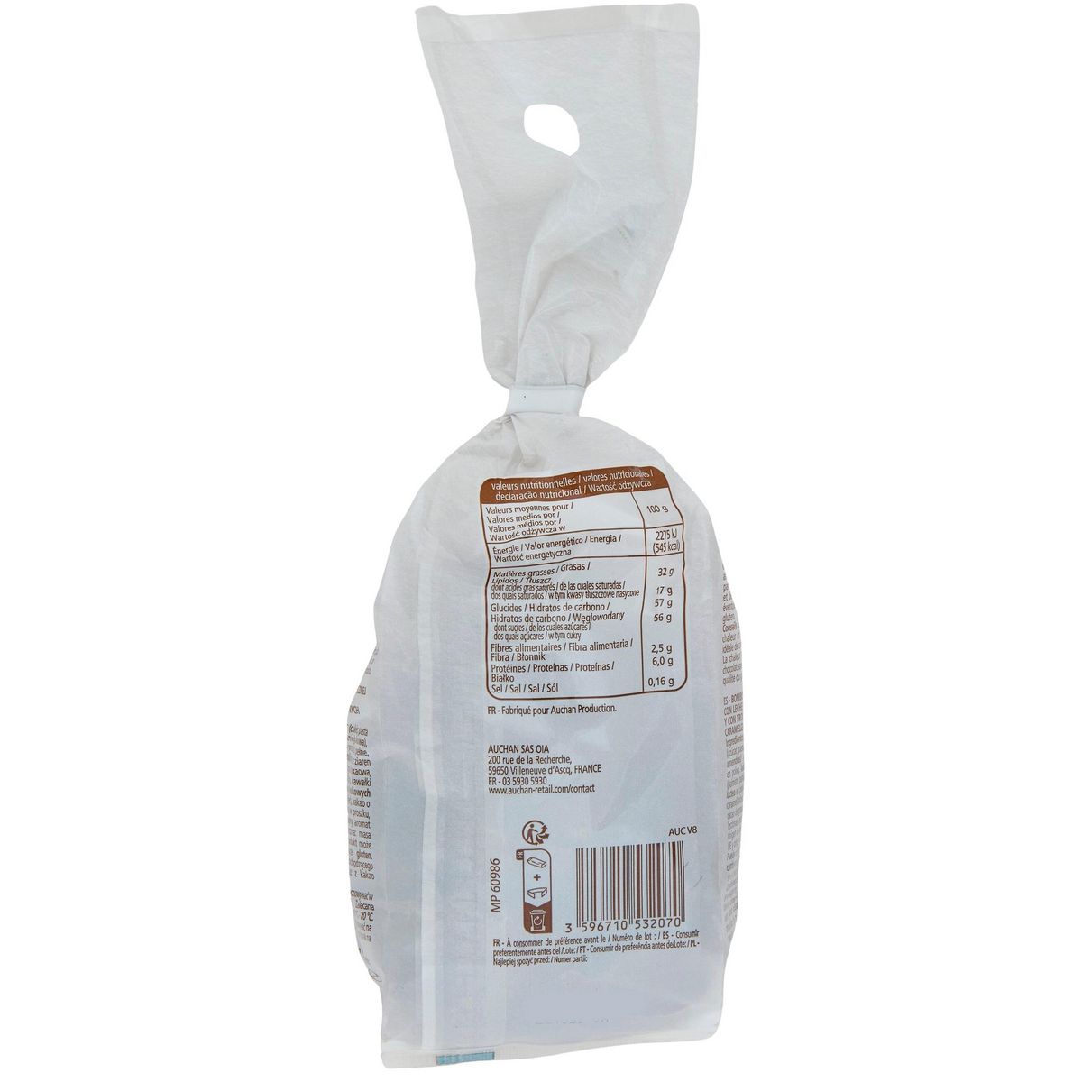 VENDOME Fritures pralinées chocolat au lait éclats de noisettes caramélisées 200g