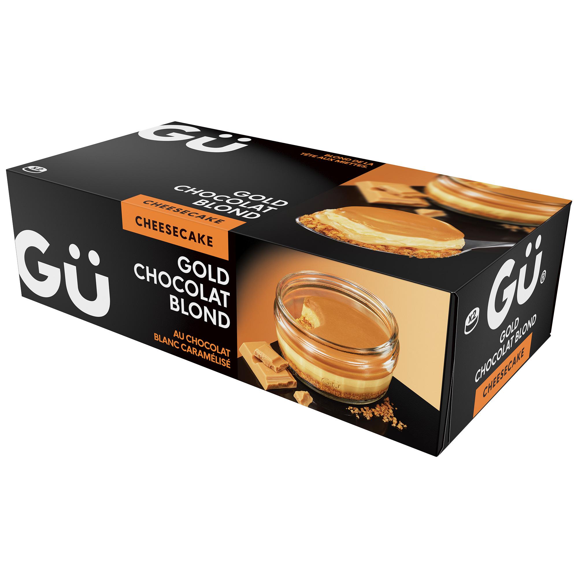 GU Cheesecake au chocolat blanc caramélisé 2x85g