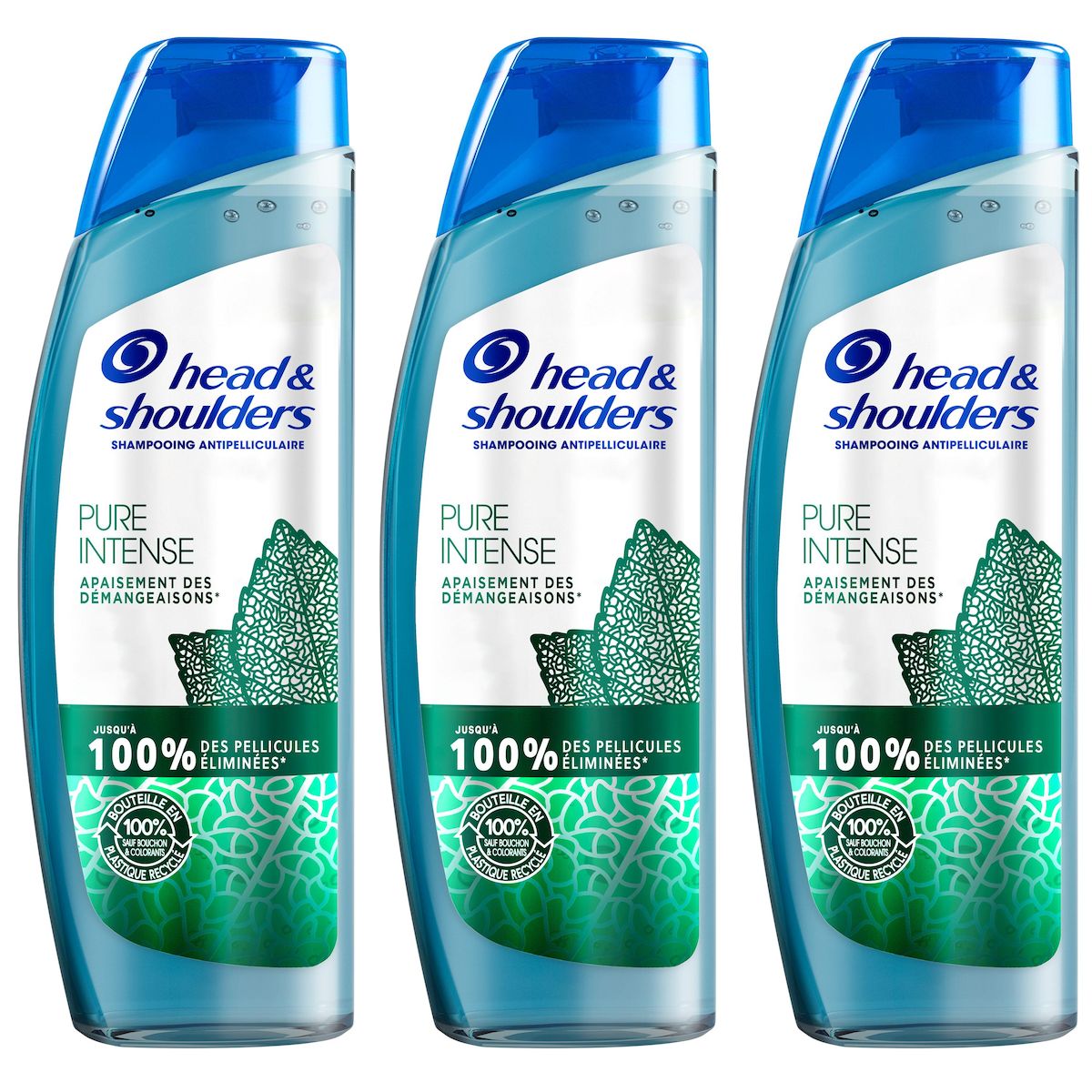 HEAD & SHOULDERS Shampooing pure intense 3x250ml