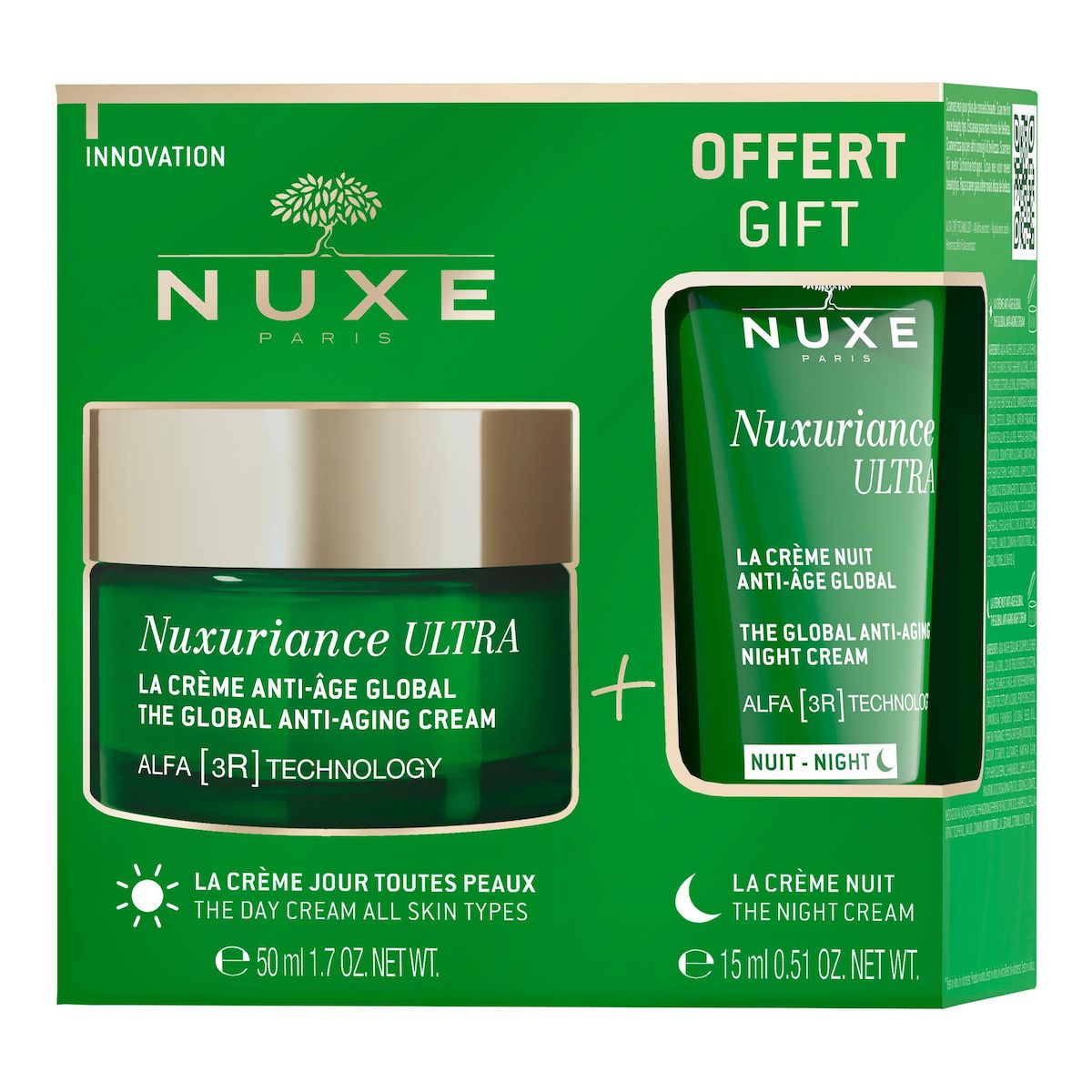 NUXE Kit crème jour et nuit 50ml et 15ml