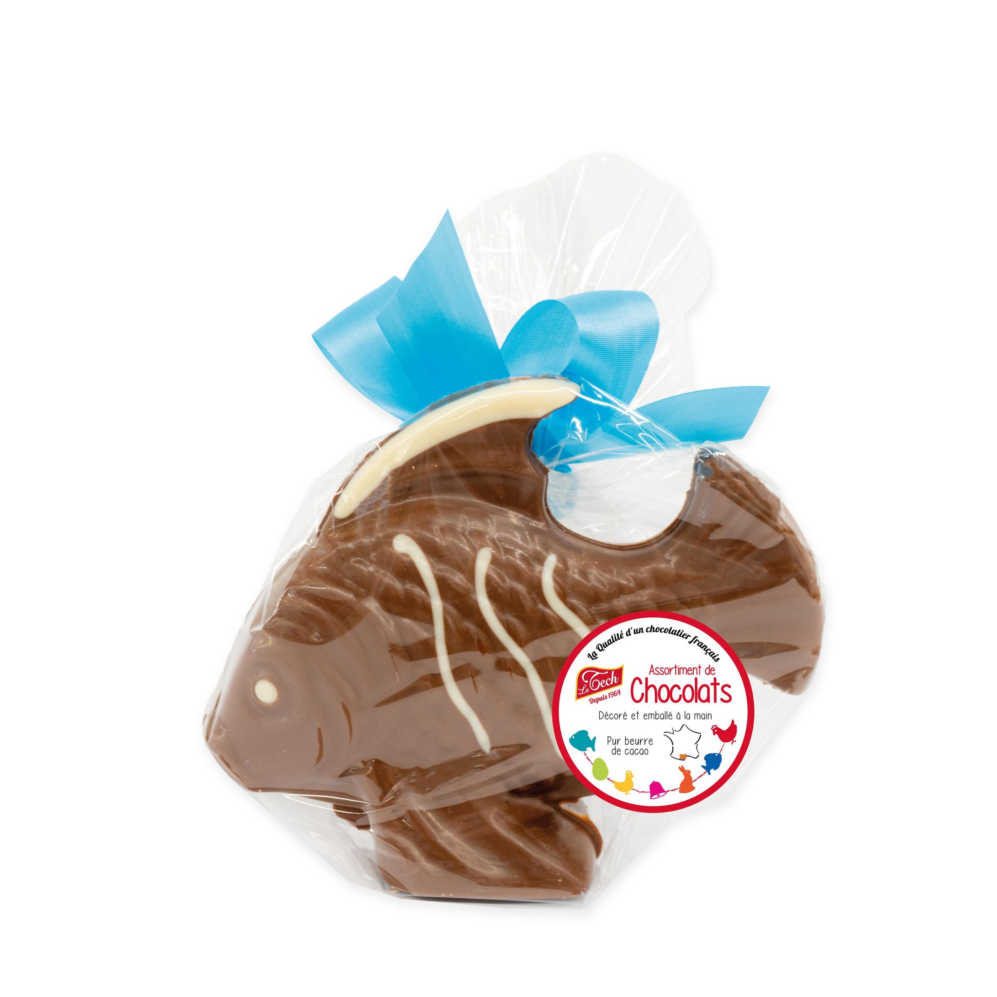 LE TECH Poisson exotique au chocolat au lait 130g