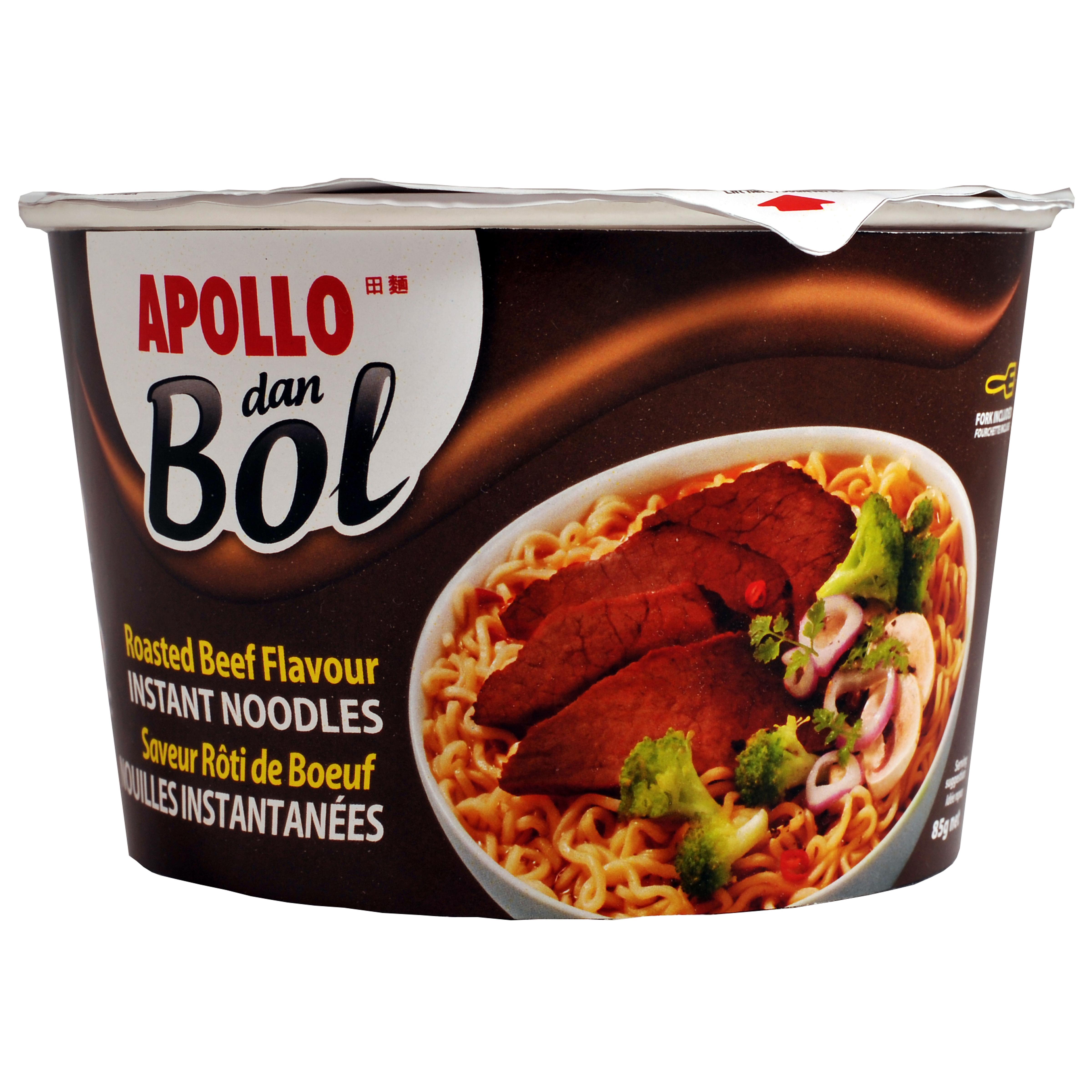 APOLLO Nouilles instantanées saveur rôti de boeuf en cup 85g