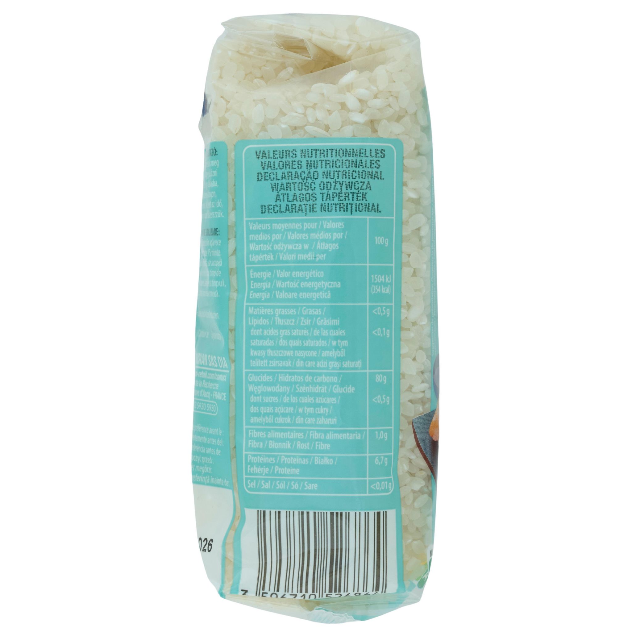 Voir la diapositive 4 : AUCHAN Riz pour sushi 500g