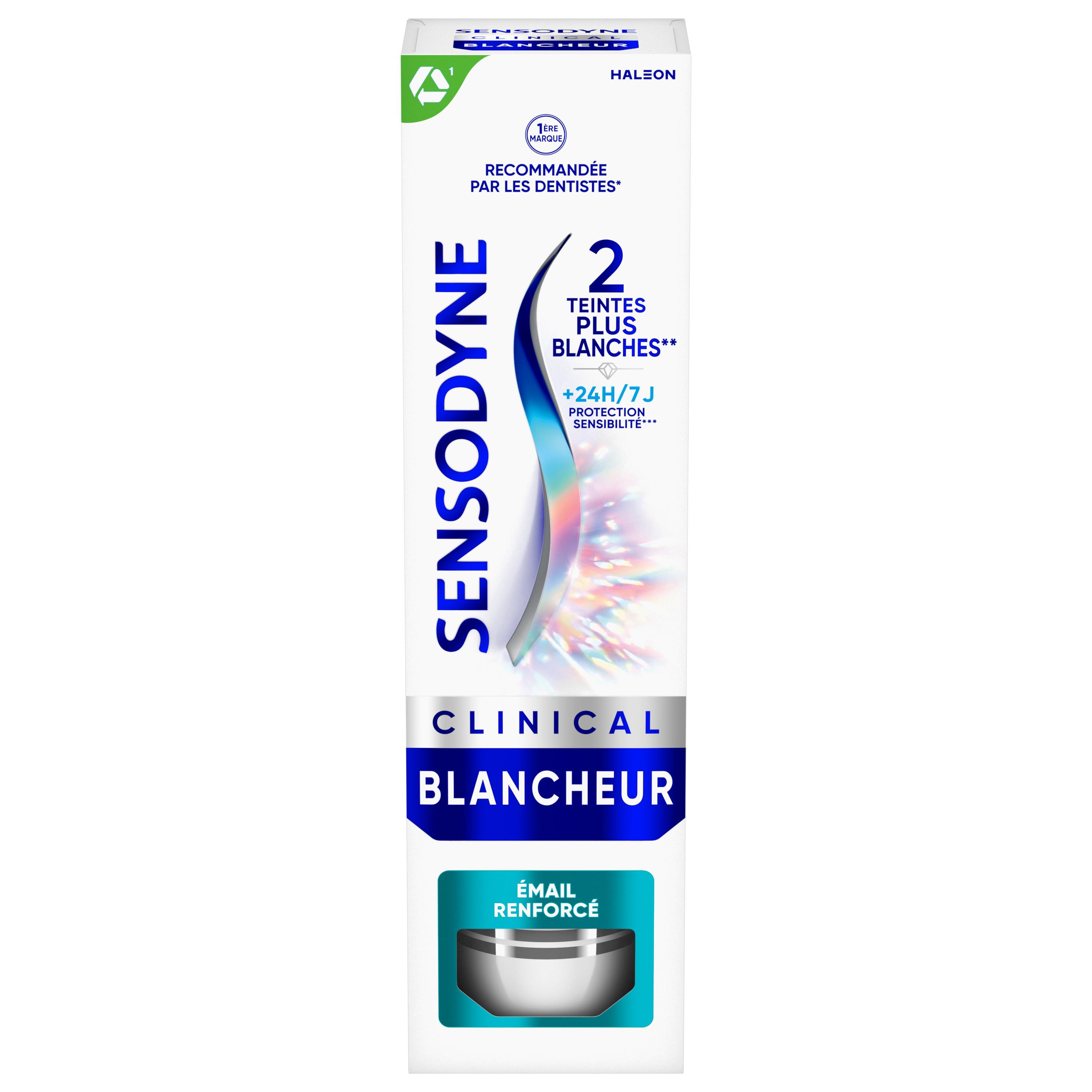 SENSODYNE Dentifrice clinical blancheur émail renforcé 75ml