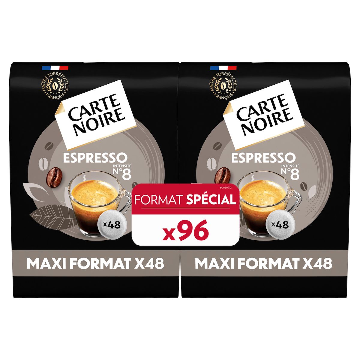 CARTE NOIRE Capsules de café espresso Intensité 8 2x48 capsules 672g